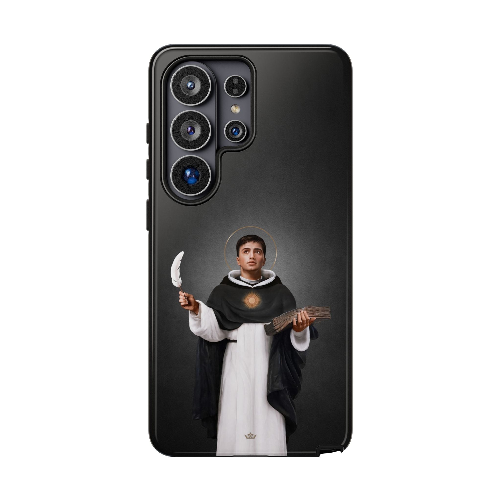 St. Thomas Aquinas Hard Phone Case (Dark)