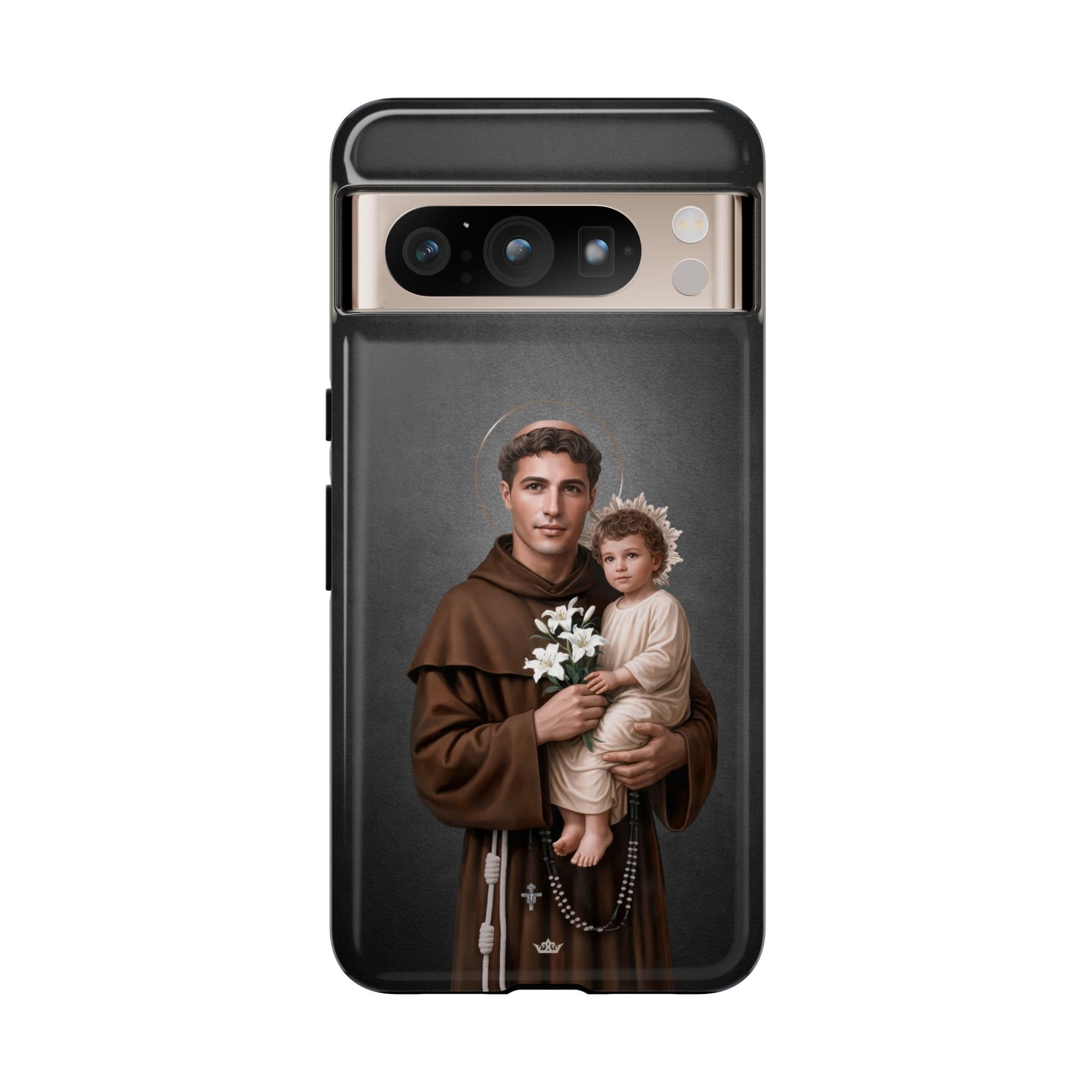 St. Anthony of Padua Hard Phone Case (Dark) Copyright VENXARA