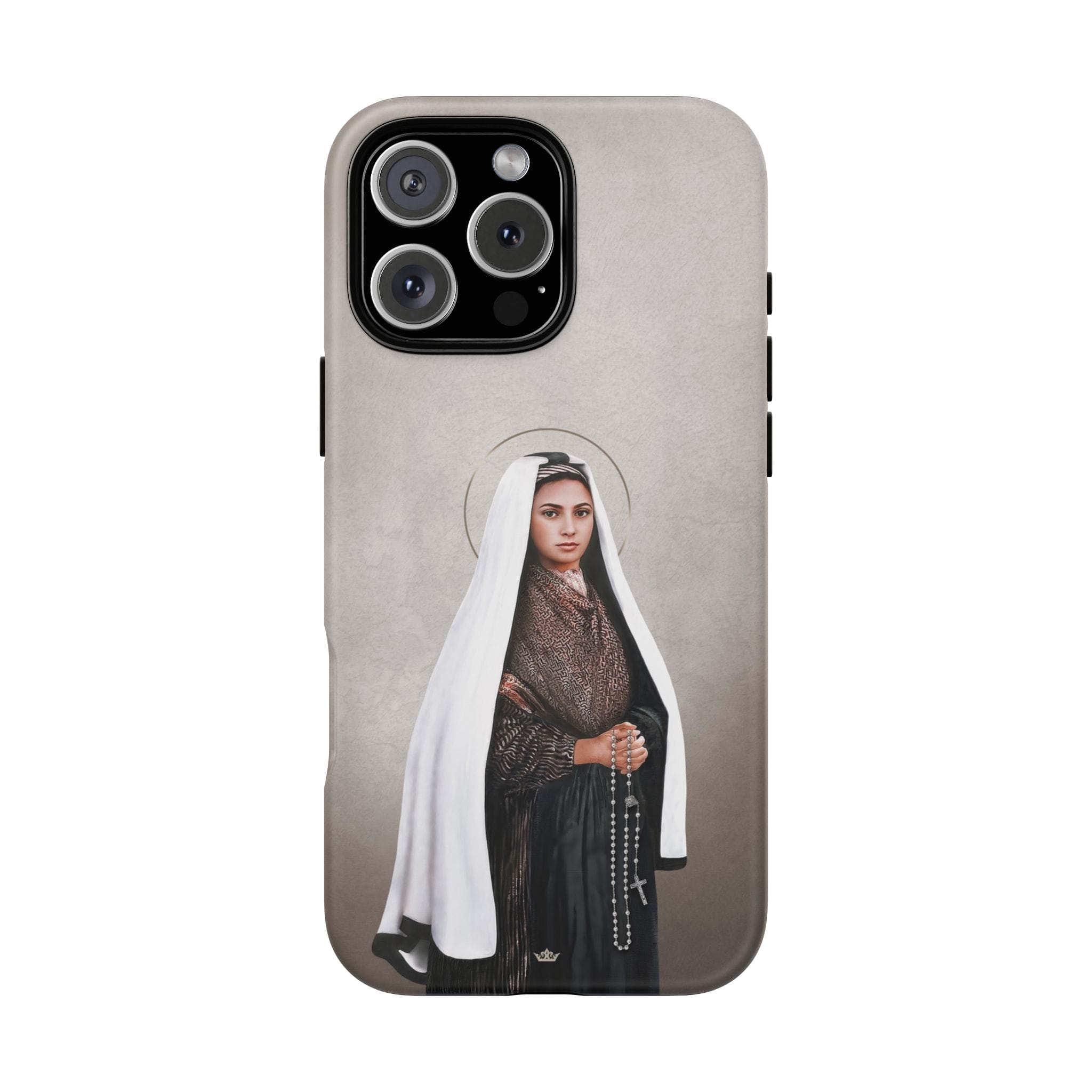 St. Bernadette Hard Phone Case (Light) Copyright VENXARA