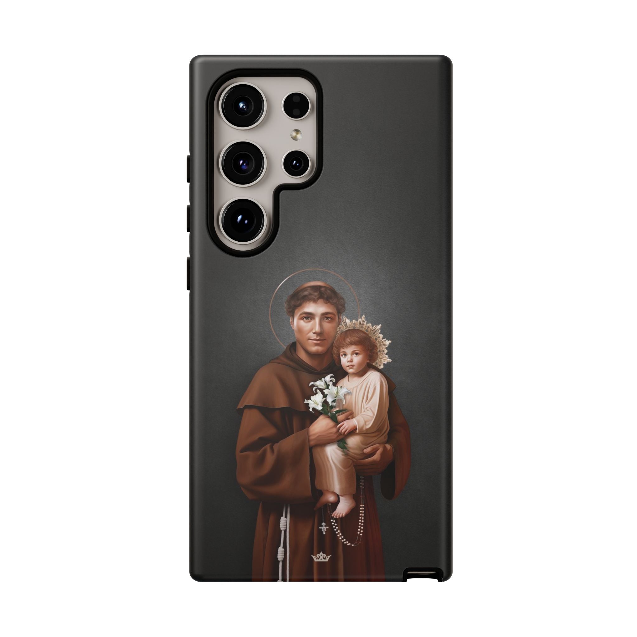 St. Anthony of Padua Hard Phone Case (Dark)