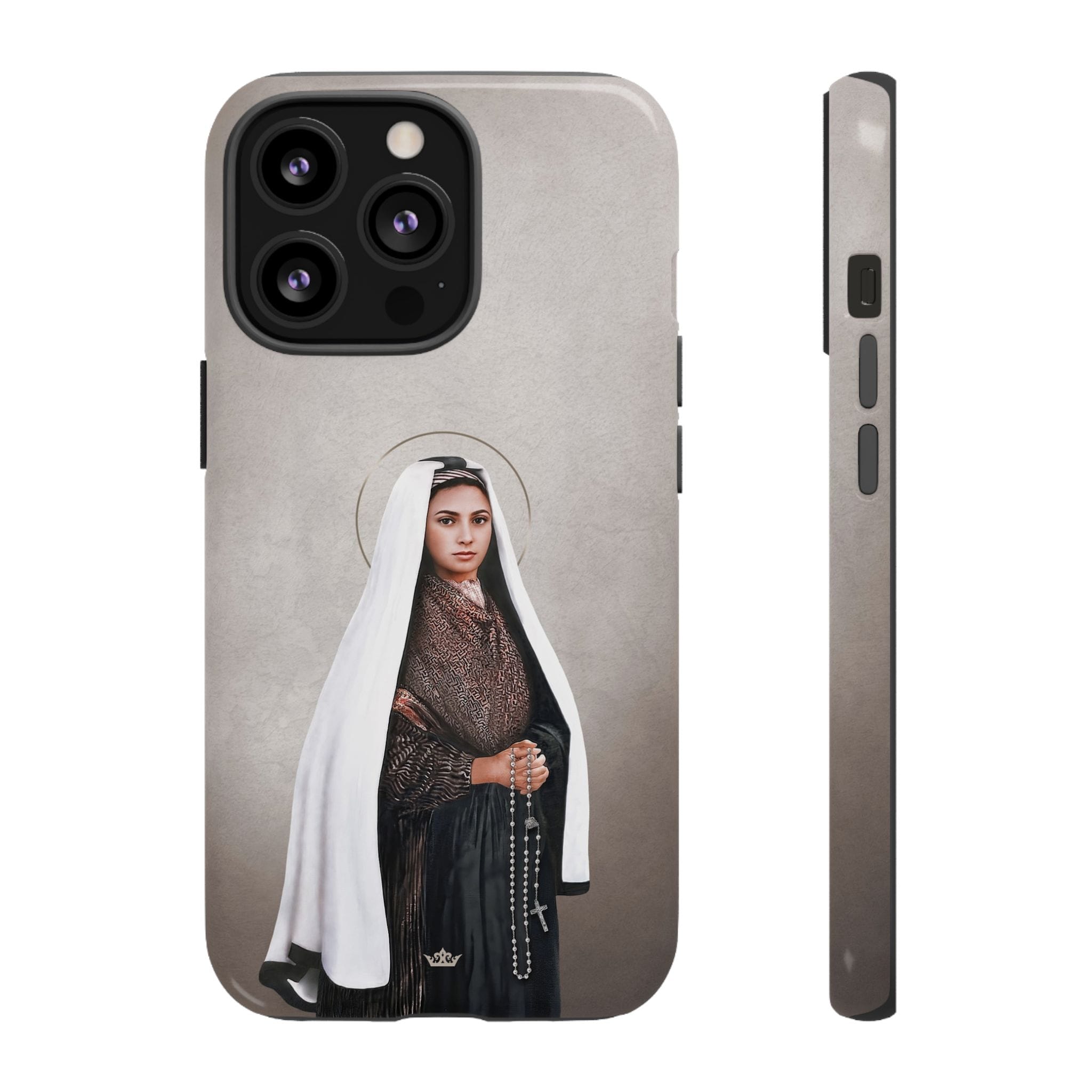 St. Bernadette Hard Phone Case (Light) Copyright VENXARA