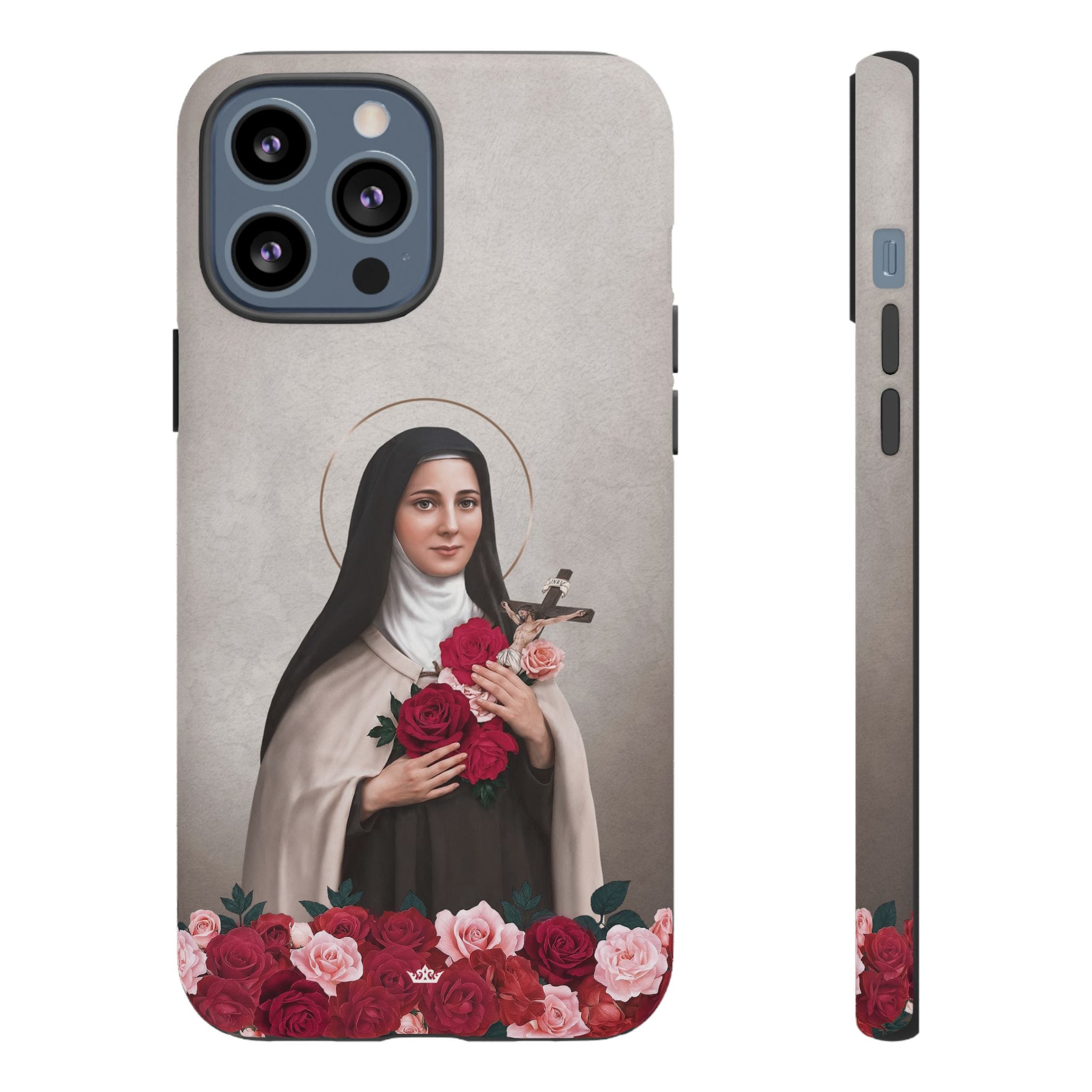 St. Therese of Lisieux Hard Phone Case (Light) Copyright VENXARA