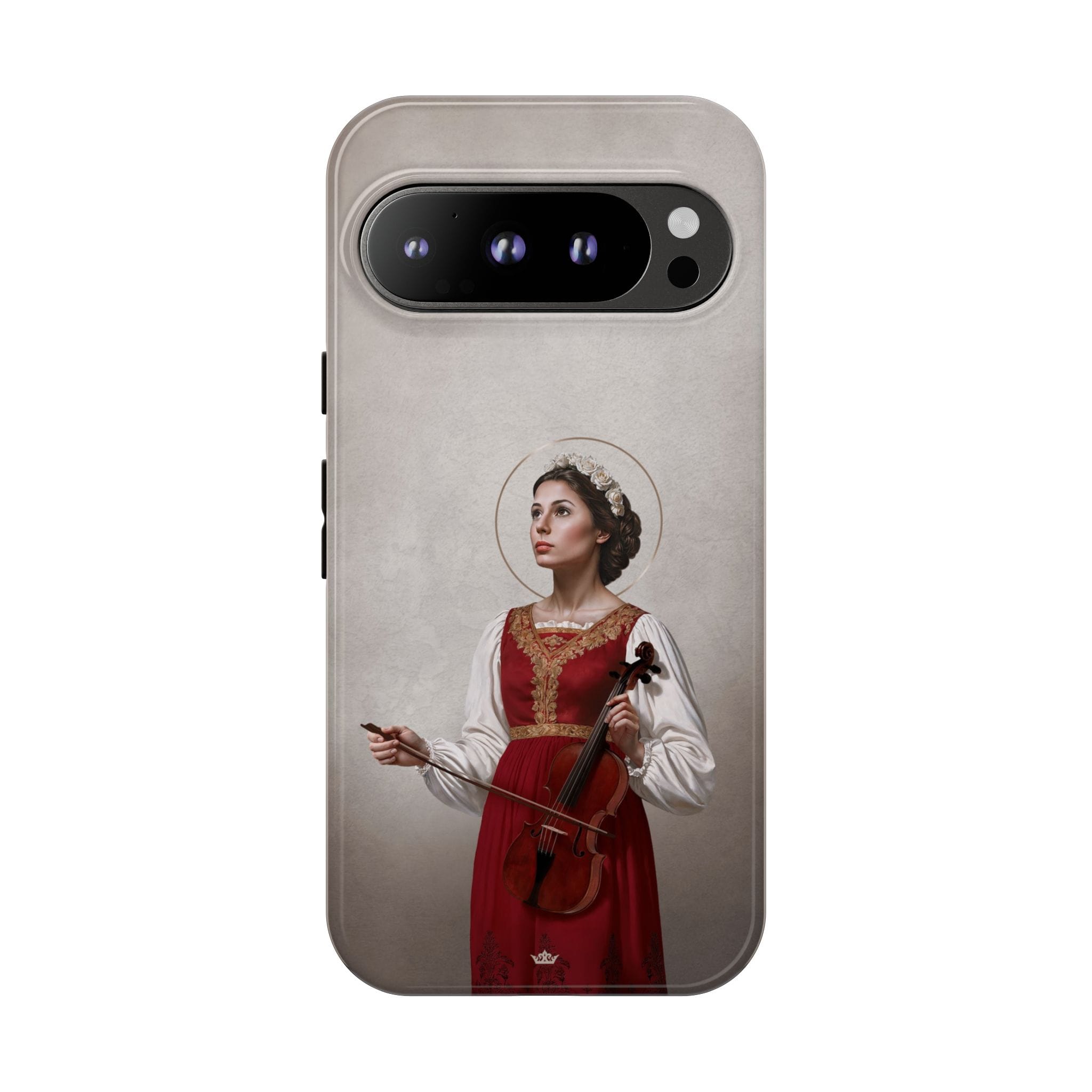 St. Cecilia Hard Phone Case (Light) Copyright VENXARA