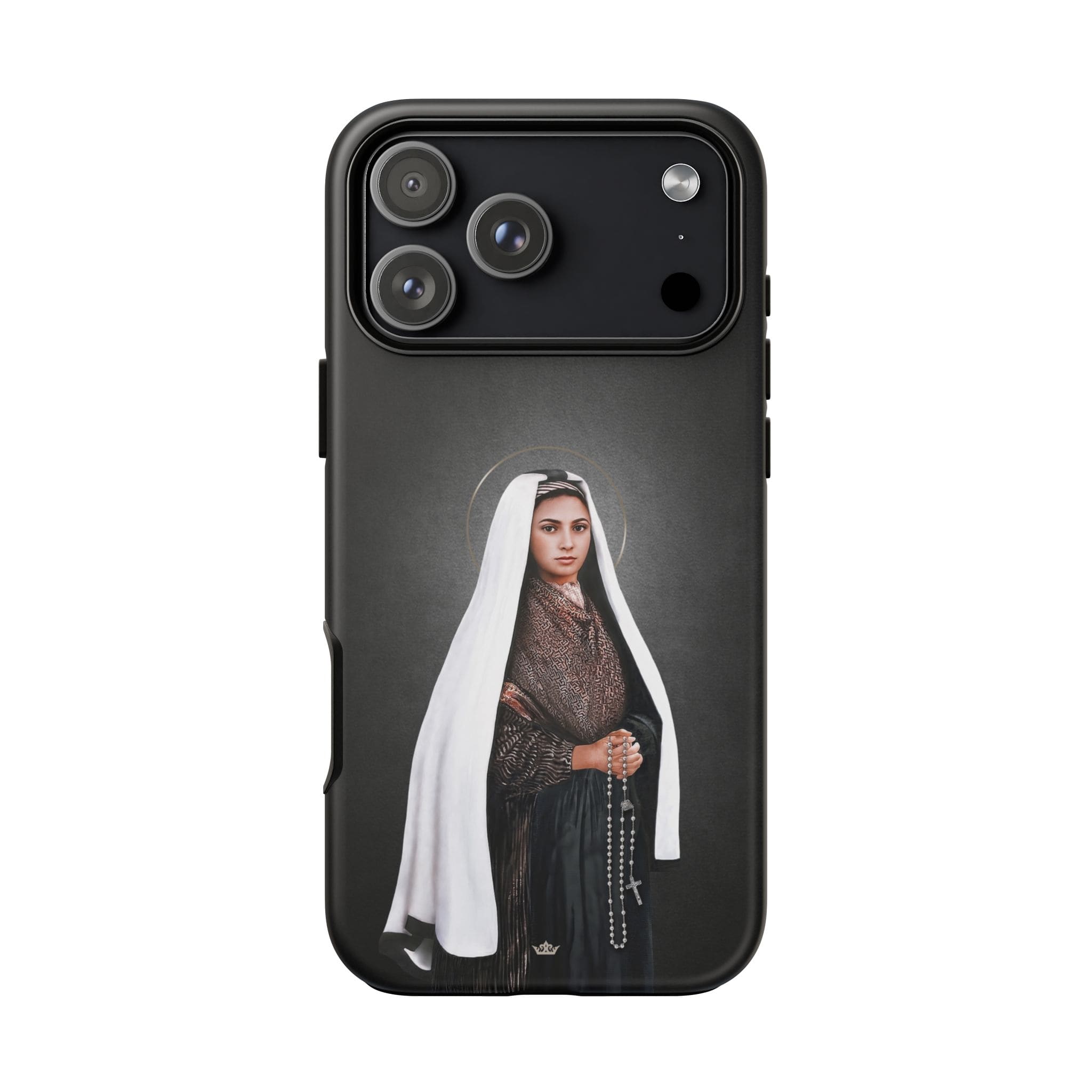 St. Bernadette Hard Phone Case (Dark) Copyright VENXARA