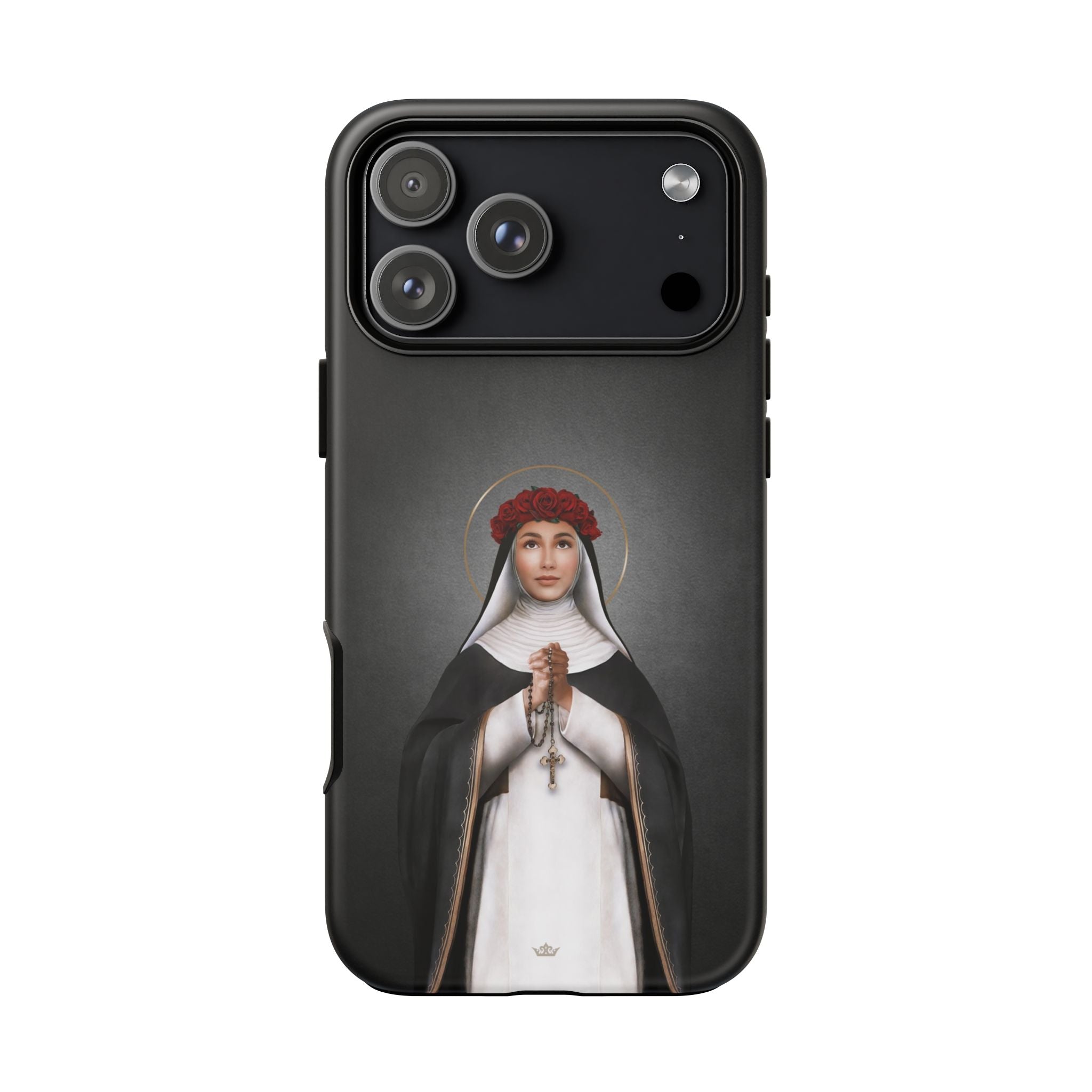 St. Rose of Lima Hard Phone Case (Dark)