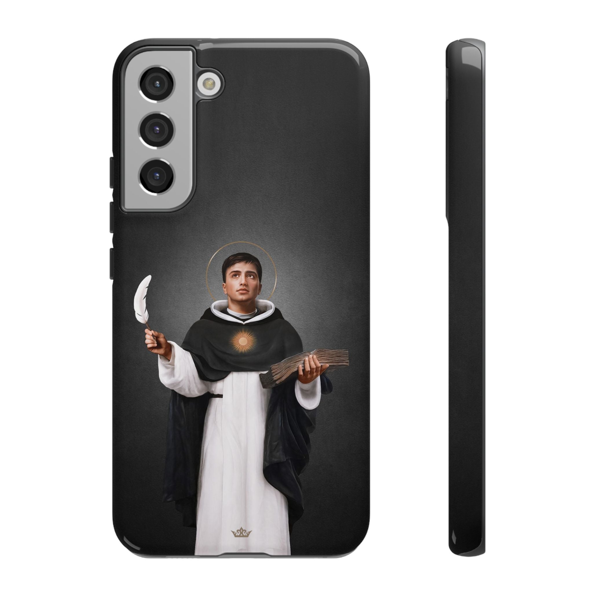 St. Thomas Aquinas Hard Phone Case (Dark)