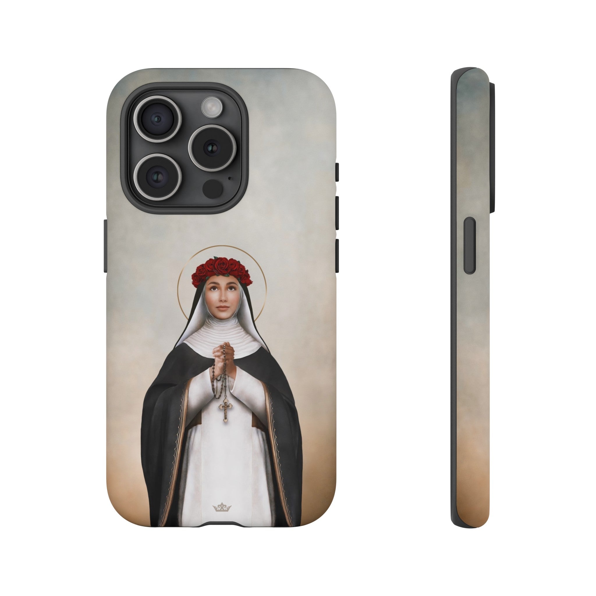 St. Rose of Lima Hard Phone Case (Light)
