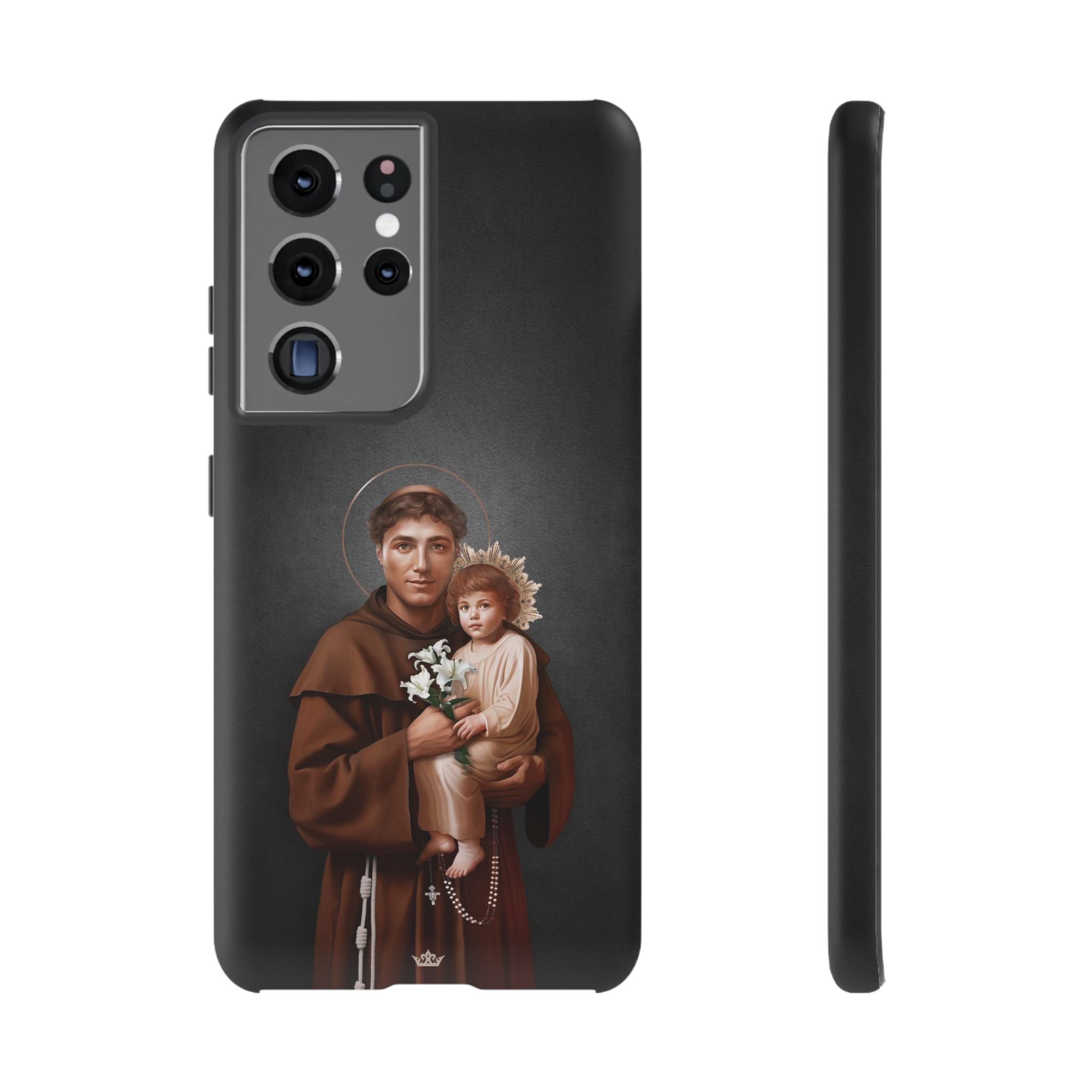 St. Anthony of Padua Hard Phone Case (Dark)