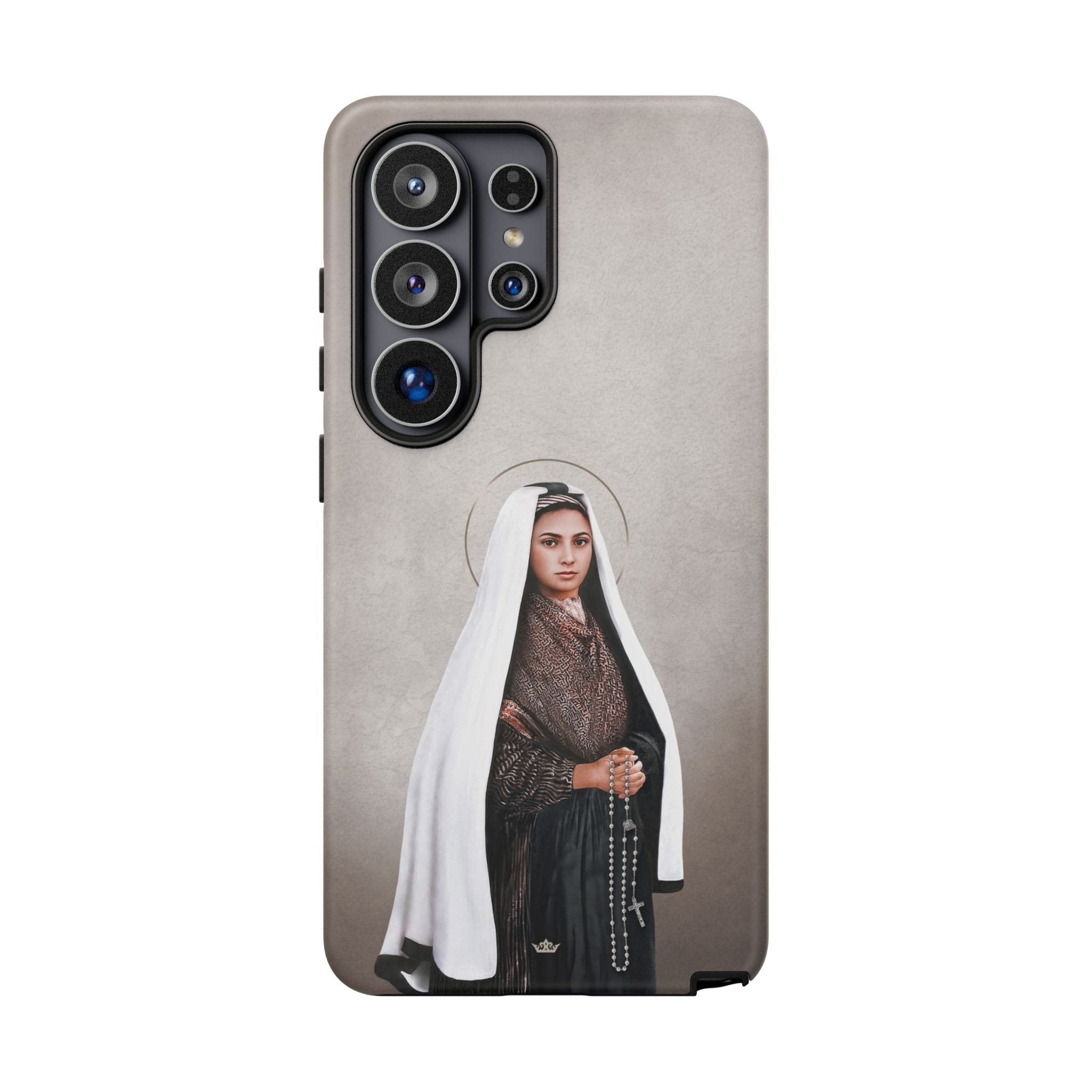 St. Bernadette Hard Phone Case (Light) Copyright VENXARA