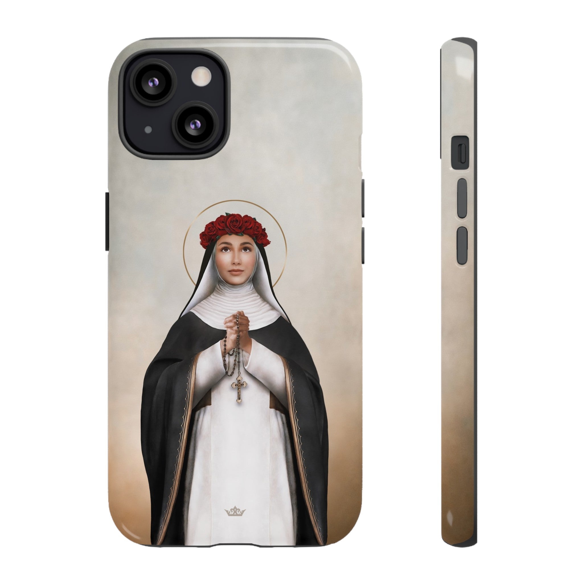 St. Rose of Lima Hard Phone Case (Light)