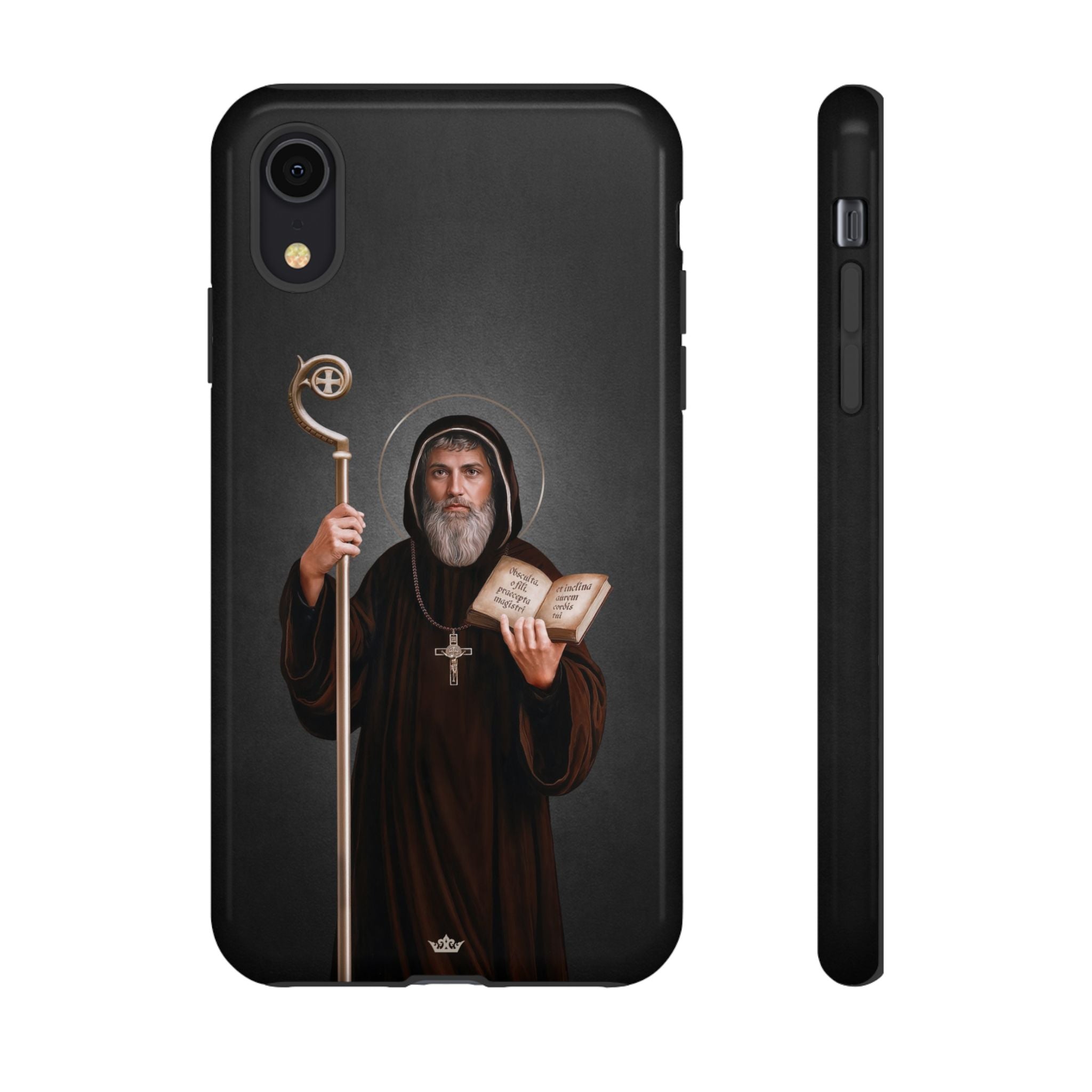 St. Benedict Hard Phone Case (Dark)