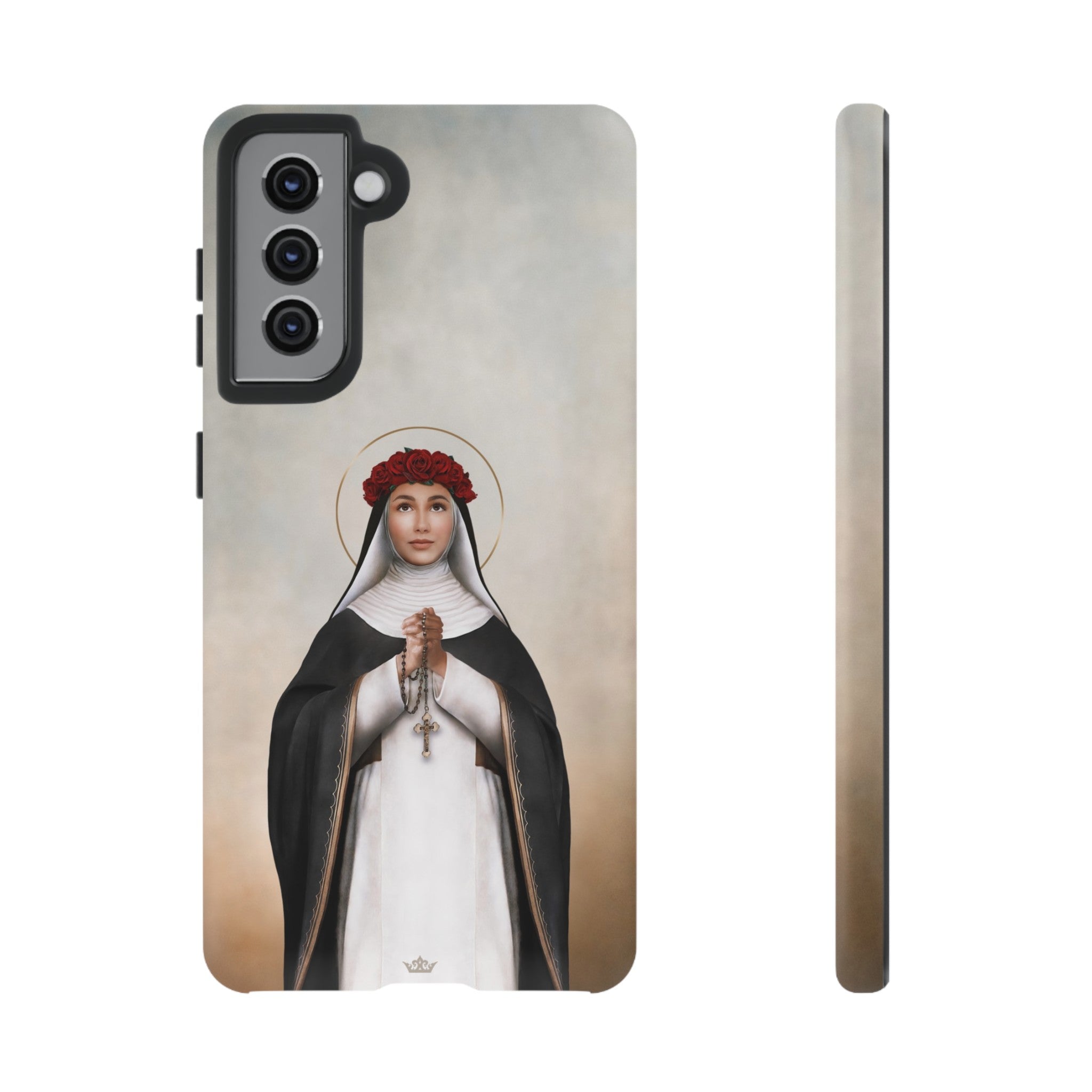 St. Rose of Lima Hard Phone Case (Light)