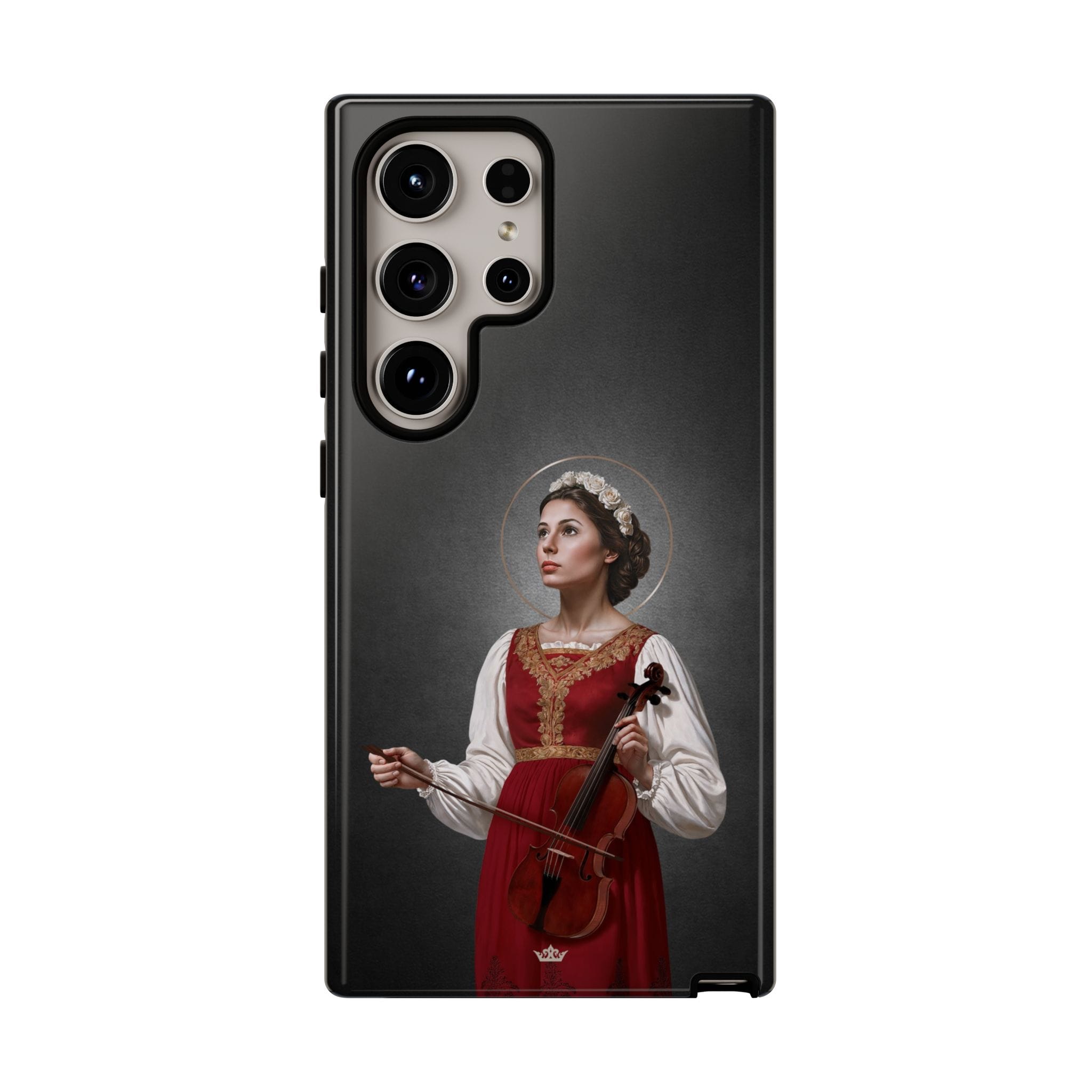 St. Cecilia Hard Phone Case (Dark) Copyright VENXARA