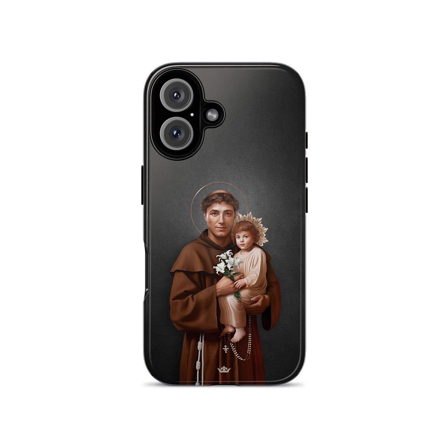 St. Anthony of Padua Hard Phone Case (Dark)