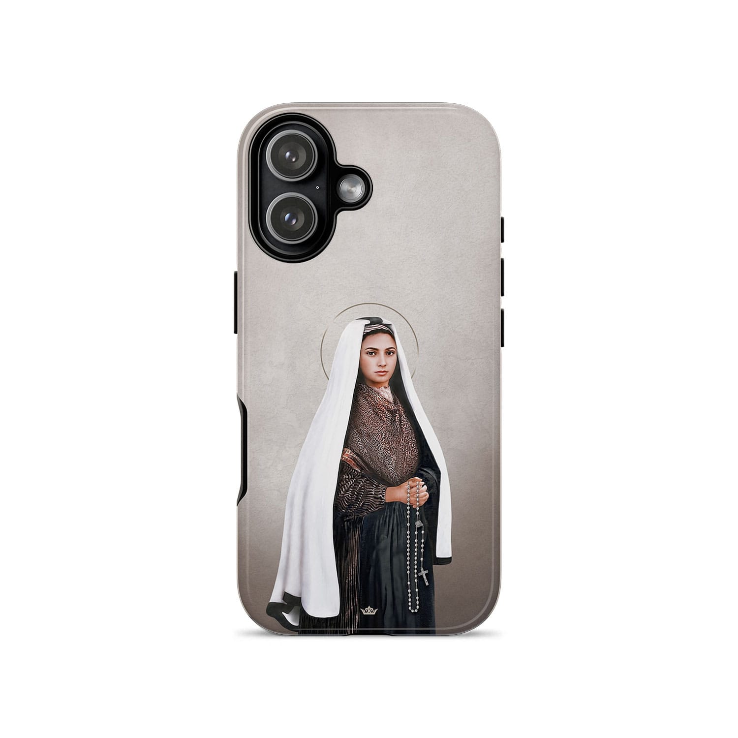St. Bernadette Hard Phone Case (Light) Copyright VENXARA