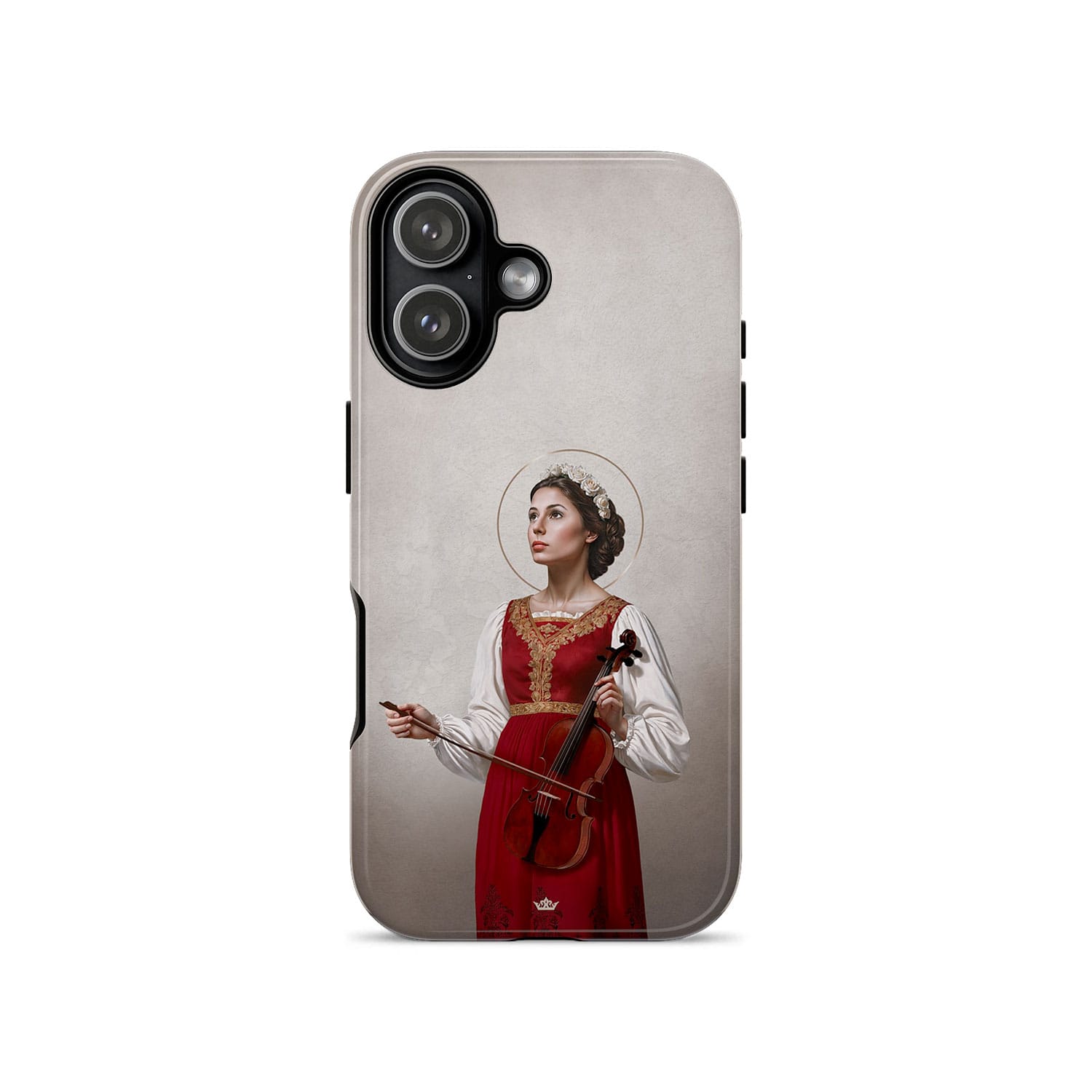 St. Cecilia Hard Phone Case (Light) Copyright VENXARA