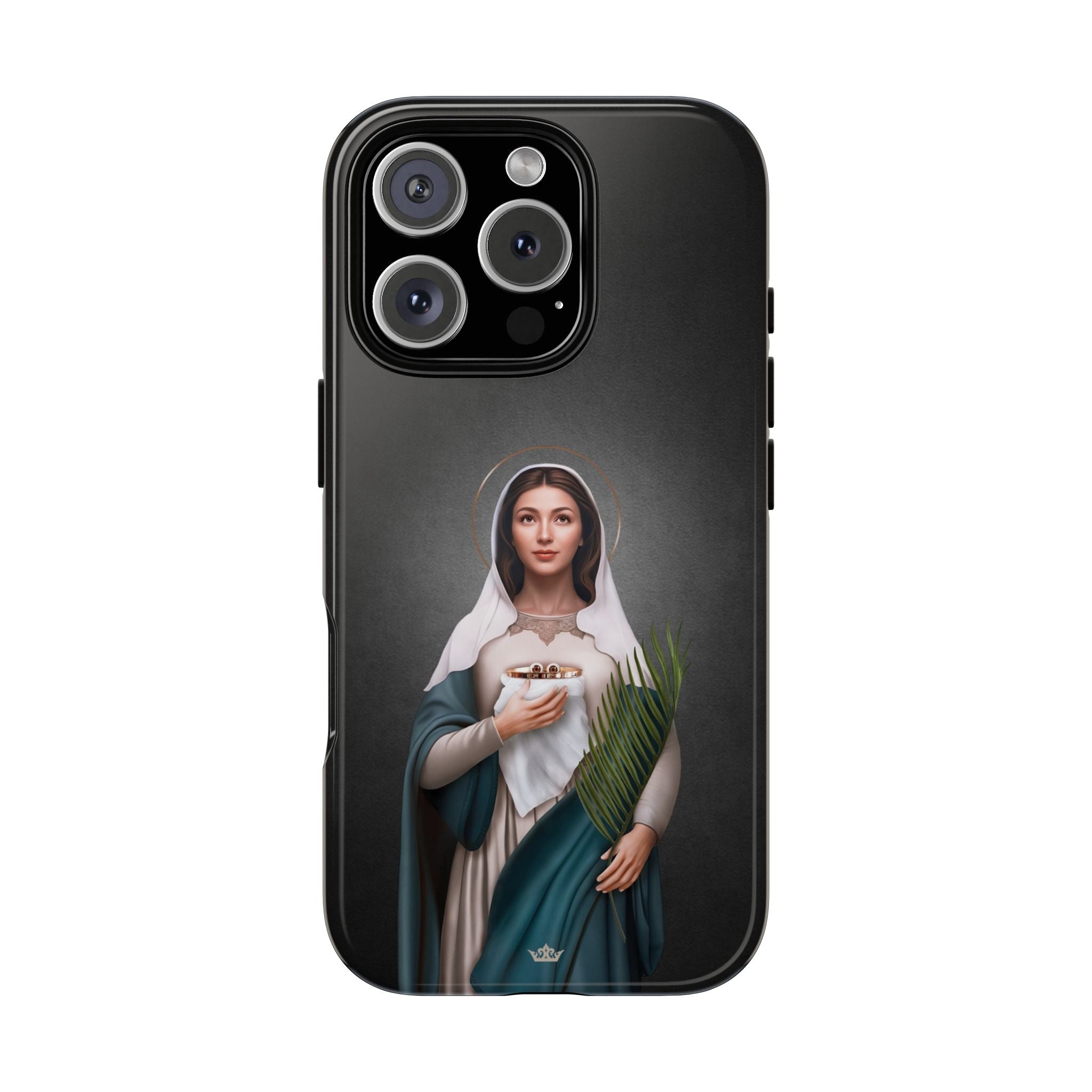 St. Lucy Hard Phone Case (Dark)
