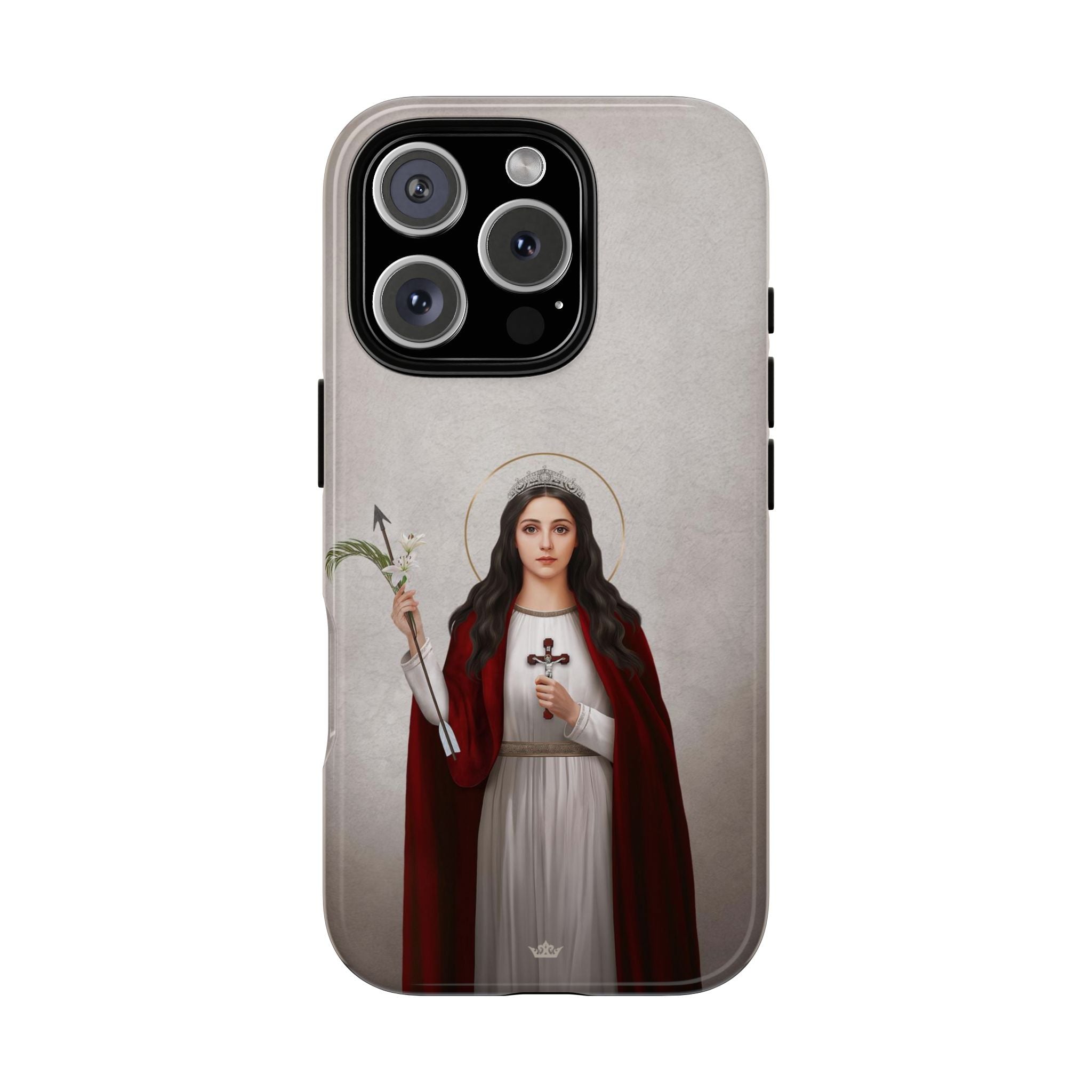 St. Philomena Hard Phone Case (Light)
