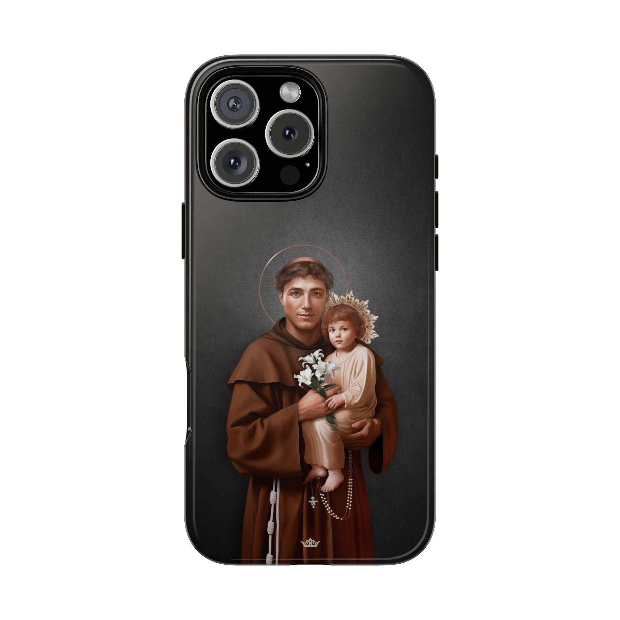 St. Anthony of Padua Hard Phone Case (Dark)
