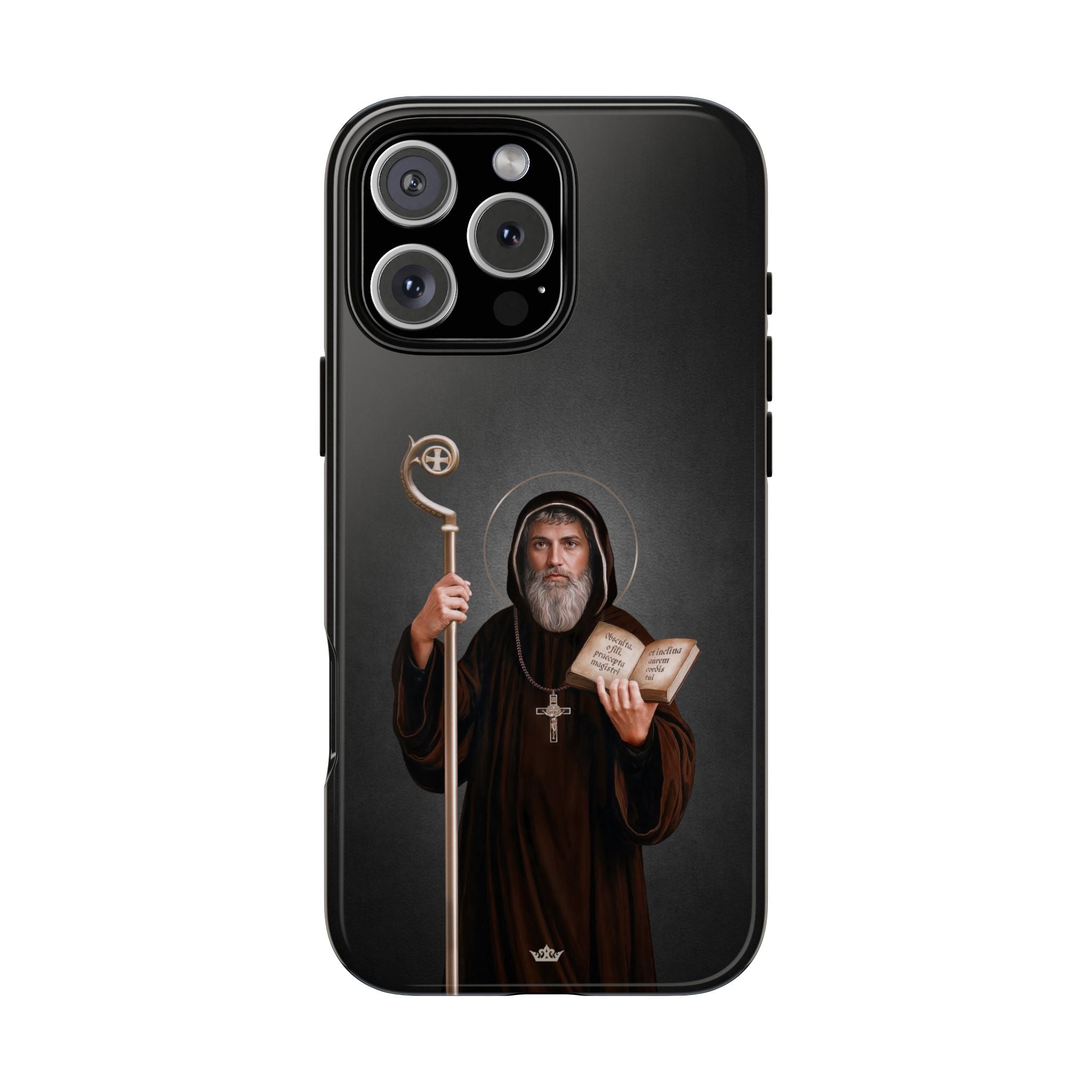 St. Benedict Hard Phone Case (Dark)