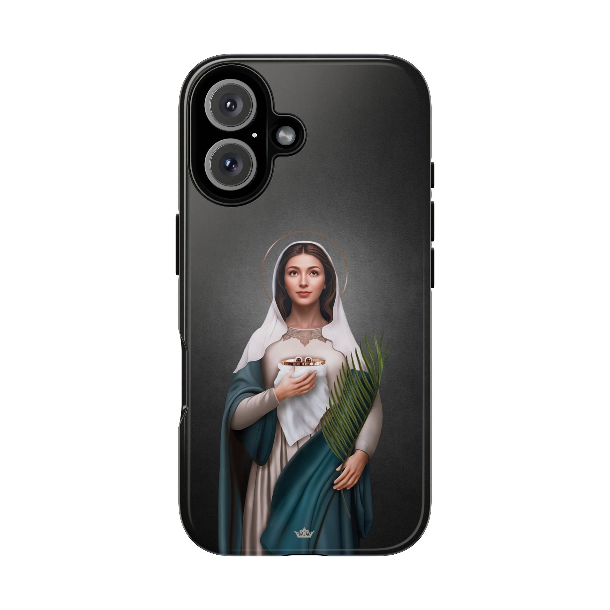 St. Lucy Hard Phone Case (Dark)