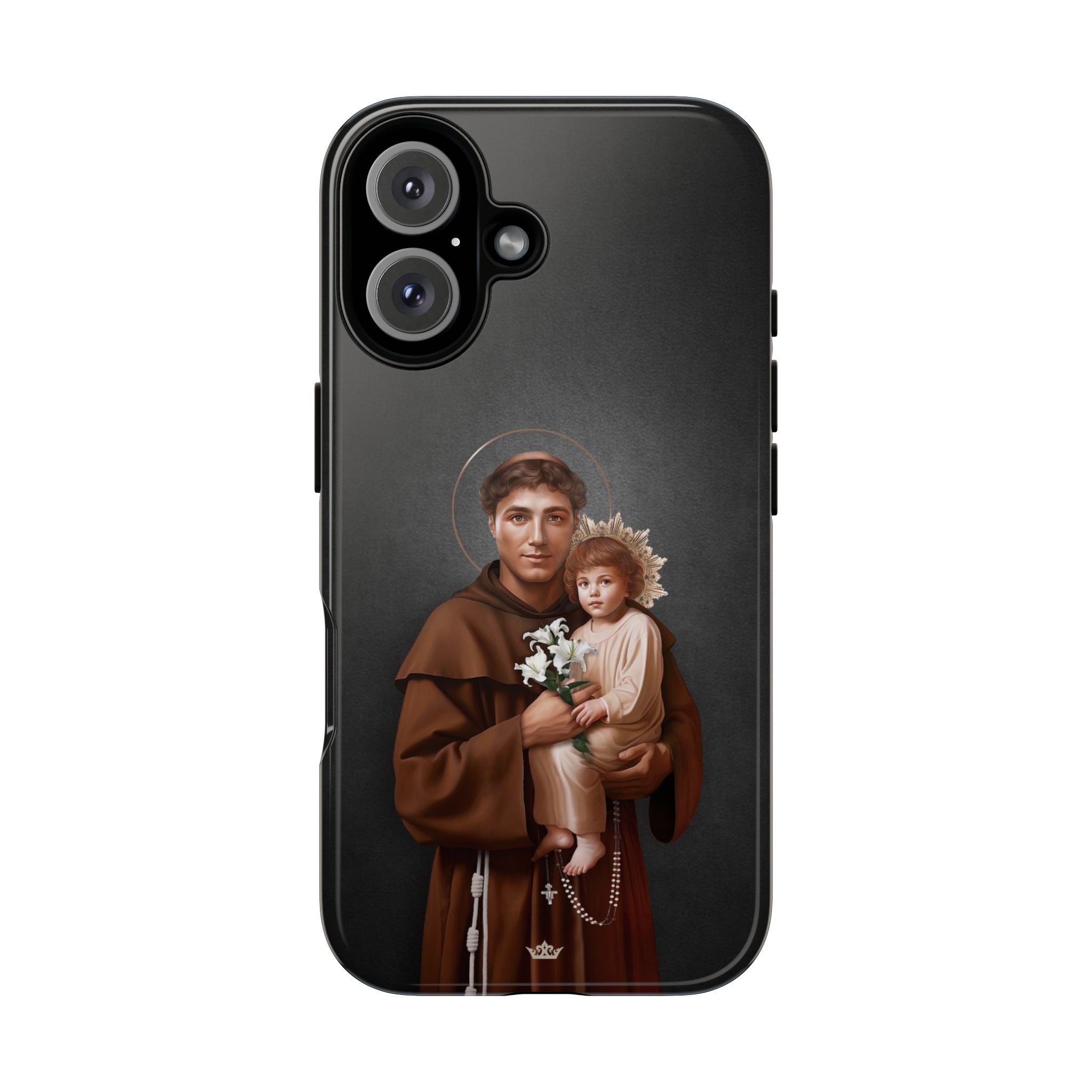 St. Anthony of Padua Hard Phone Case (Dark)