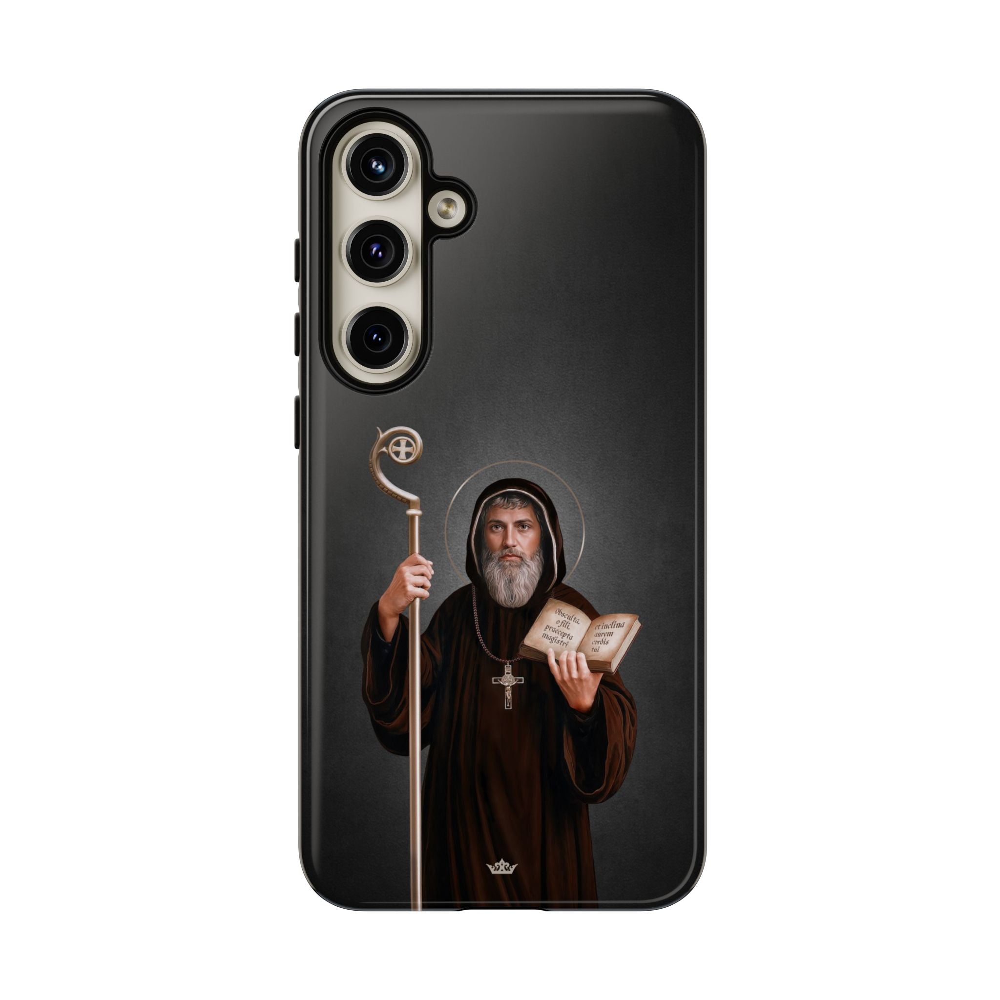 St. Benedict Hard Phone Case (Dark)