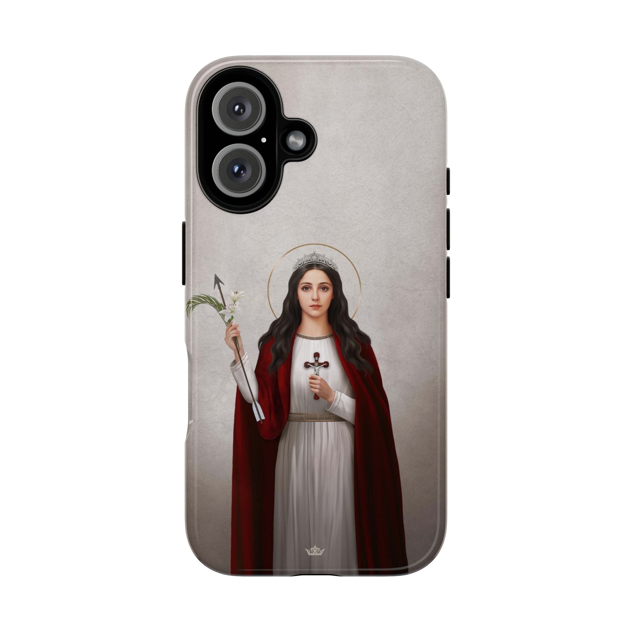 St. Philomena Hard Phone Case (Light)