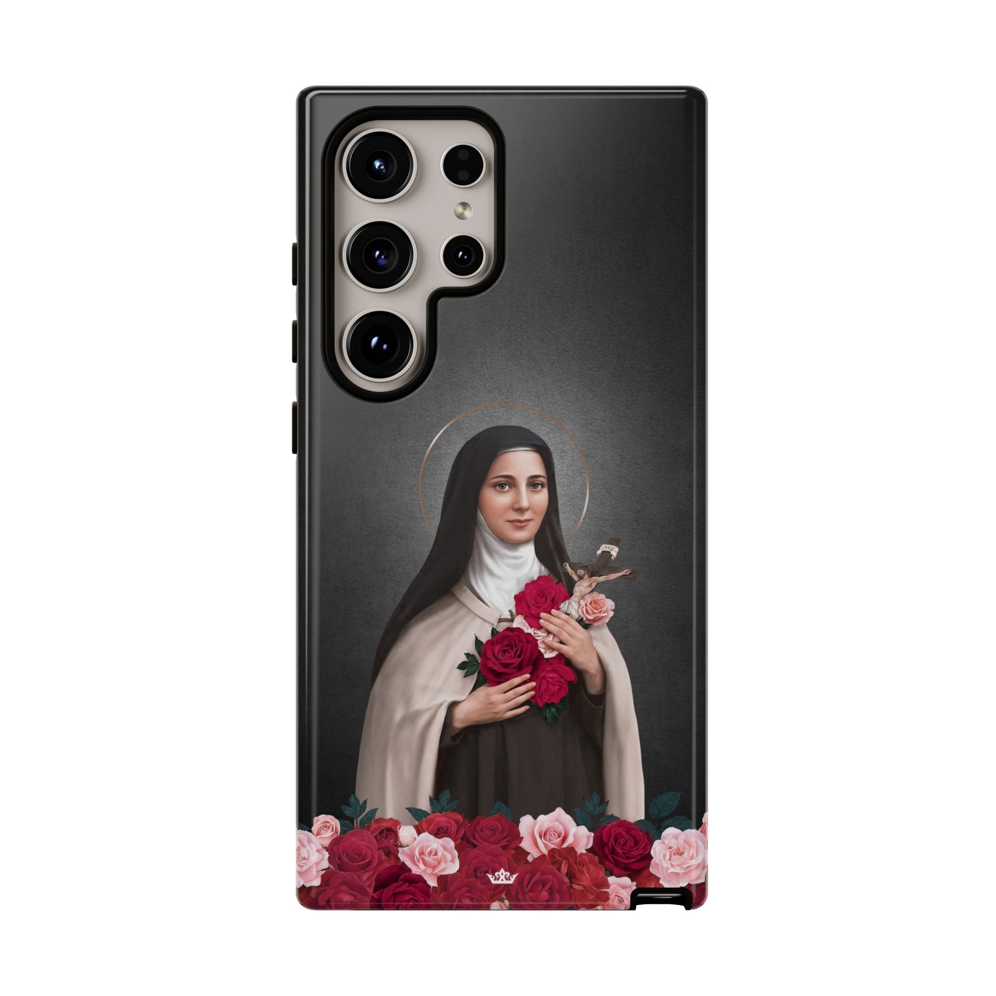 St. Therese of Lisieux Hard Phone Case (Dark)