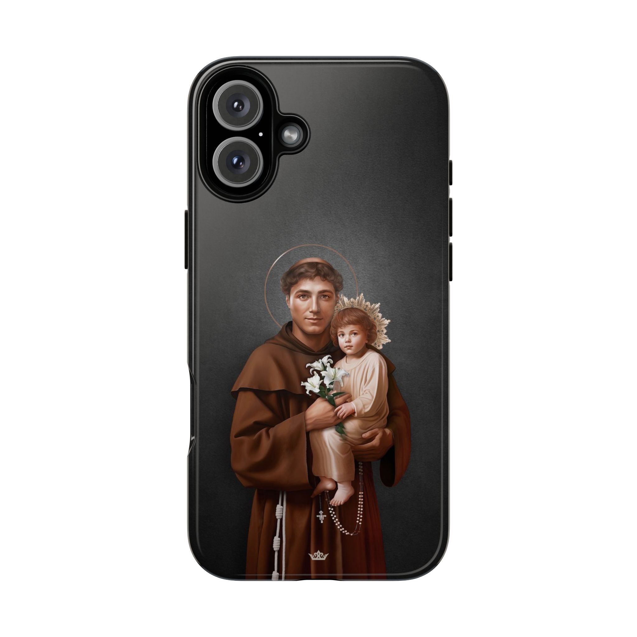 St. Anthony of Padua Hard Phone Case (Dark)