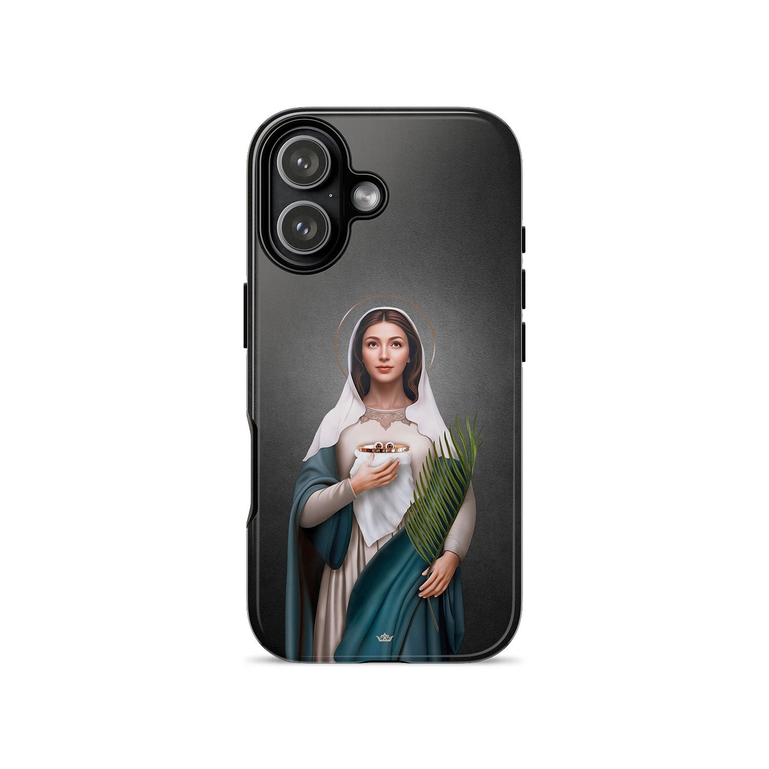 St. Lucy Hard Phone Case (Dark)