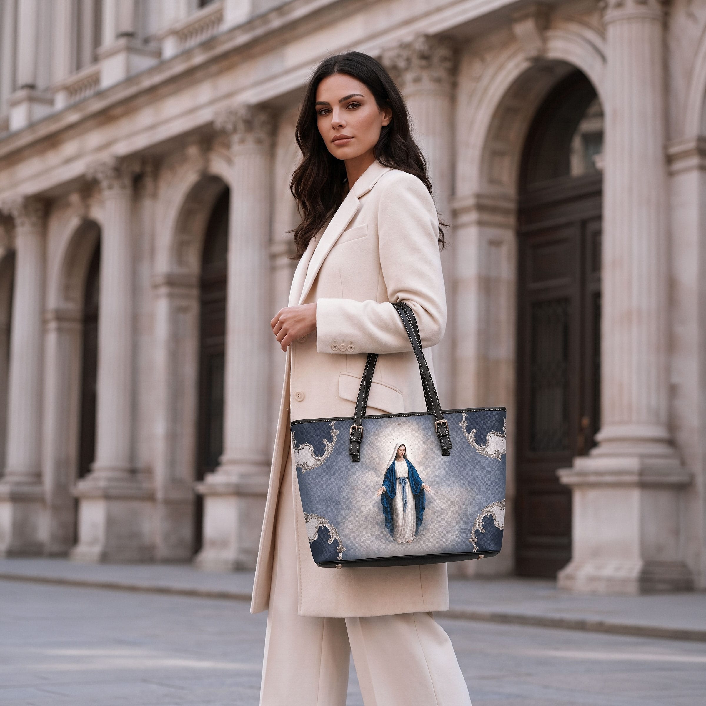 Our Lady of Grace Tote Bag (Baroque) Copyright VENXARA