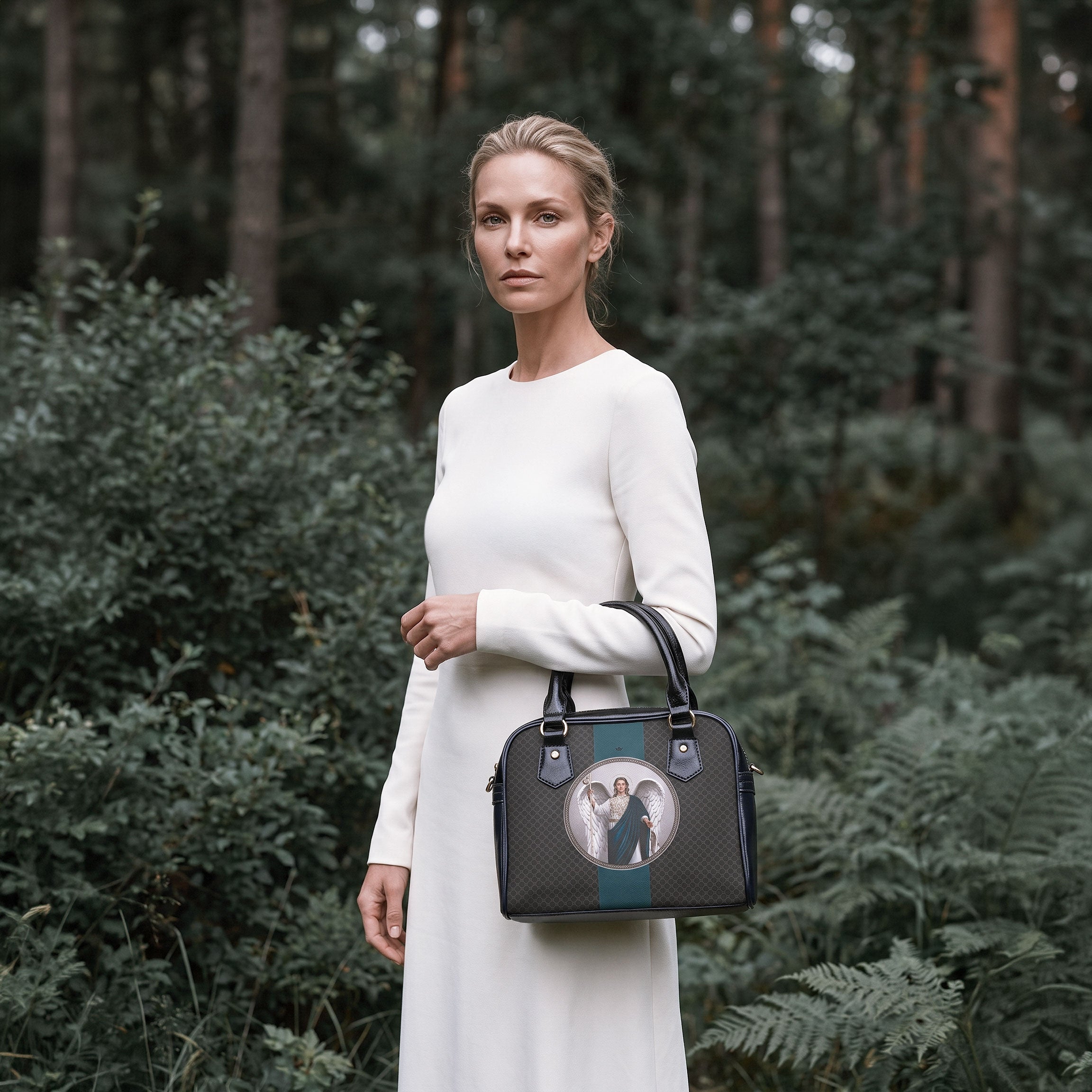St. Raphael the Archangel Medallion Handbag