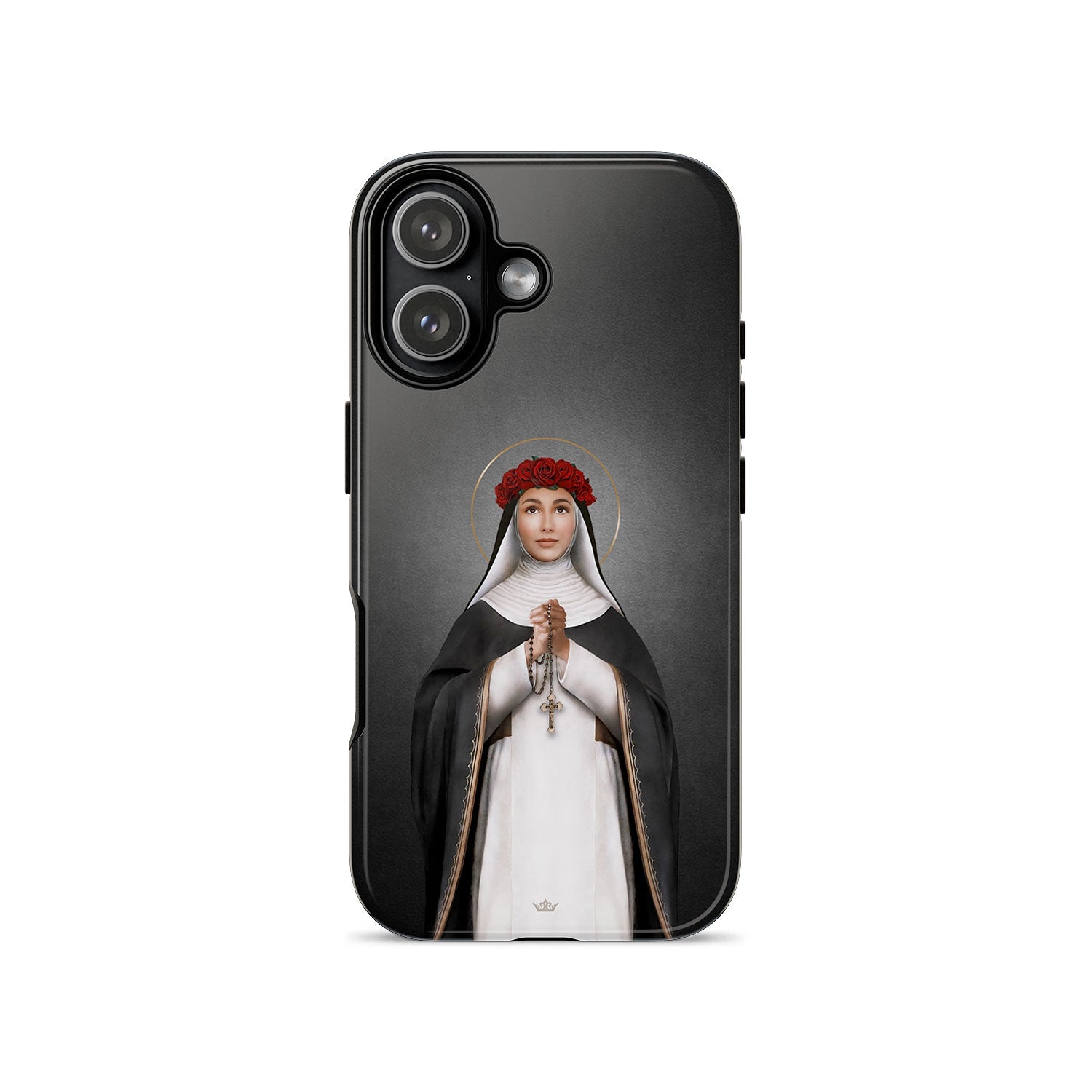 St. Rose of Lima Hard Phone Case (Dark)