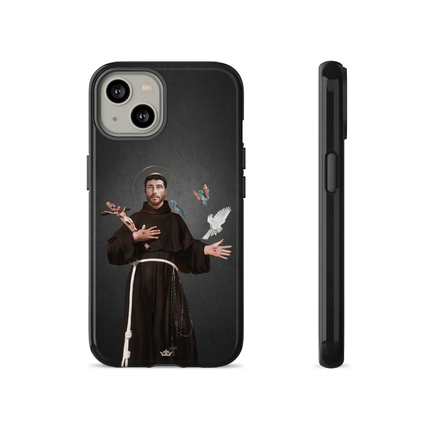 St. Francis of Assisi Hard Phone Case (Dark)