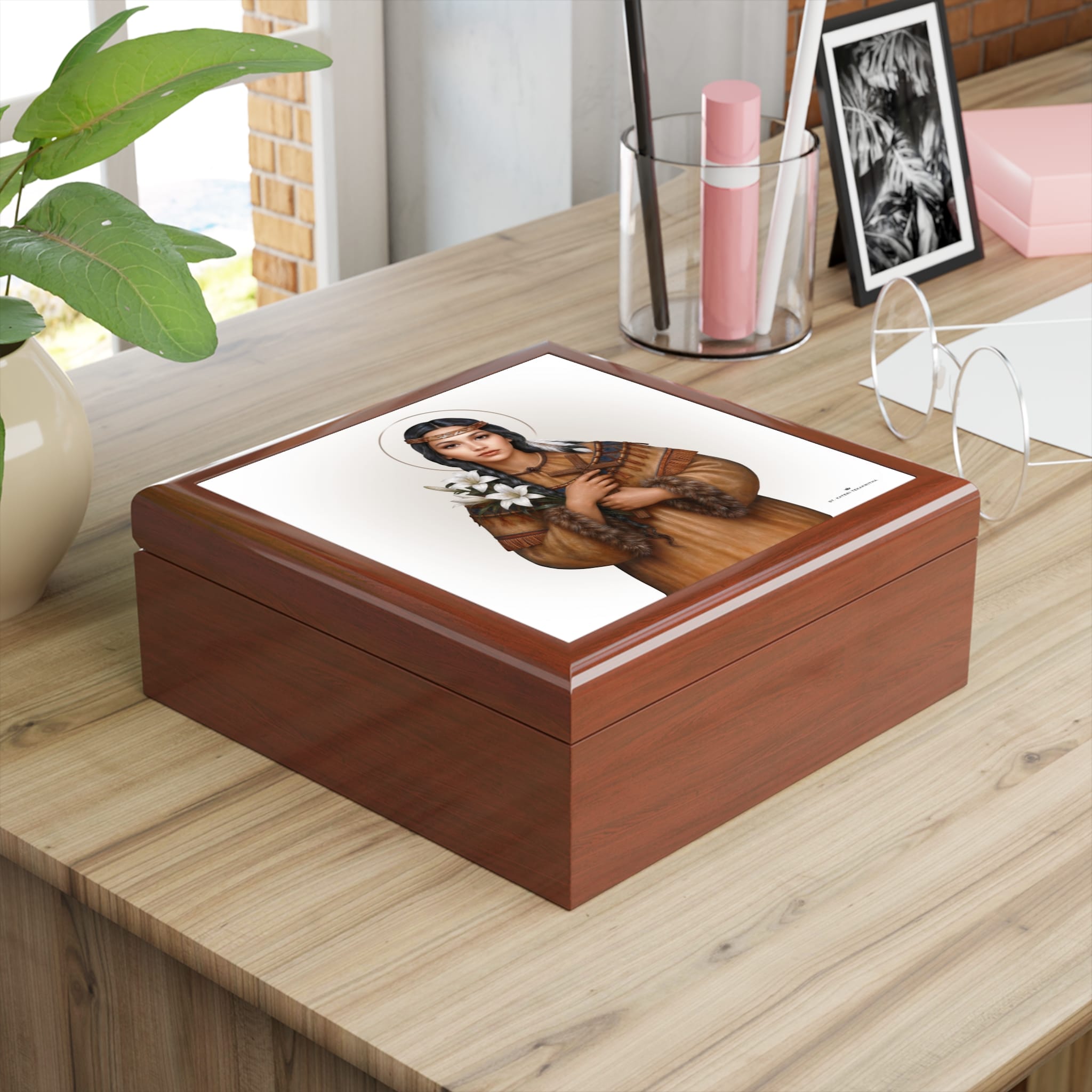 St. Kateri Keepsake Box Copyright VENXARA