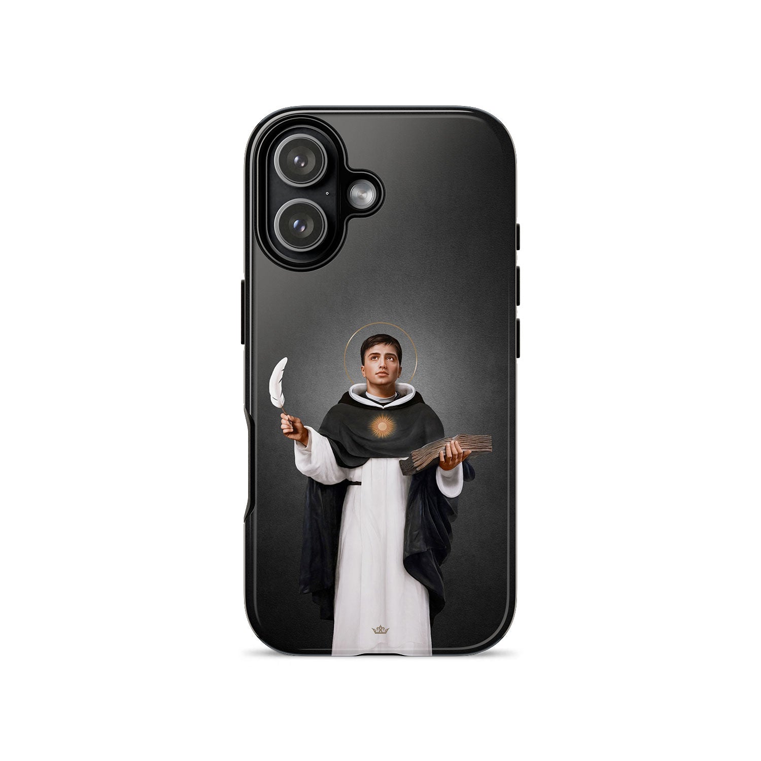St. Thomas Aquinas Hard Phone Case (Dark)