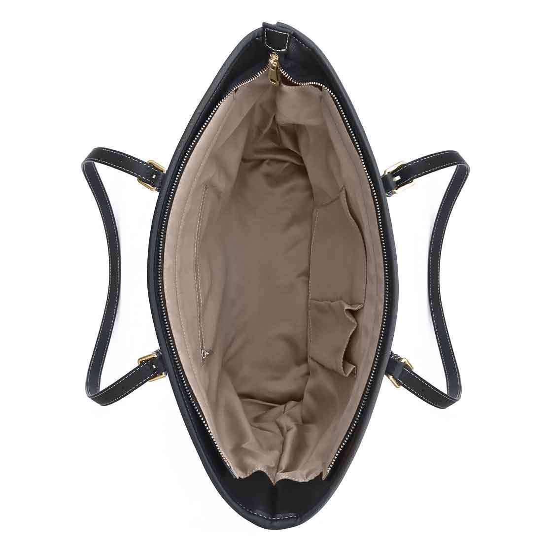 St. Christopher Tote Bag (Damask Dark Blue)