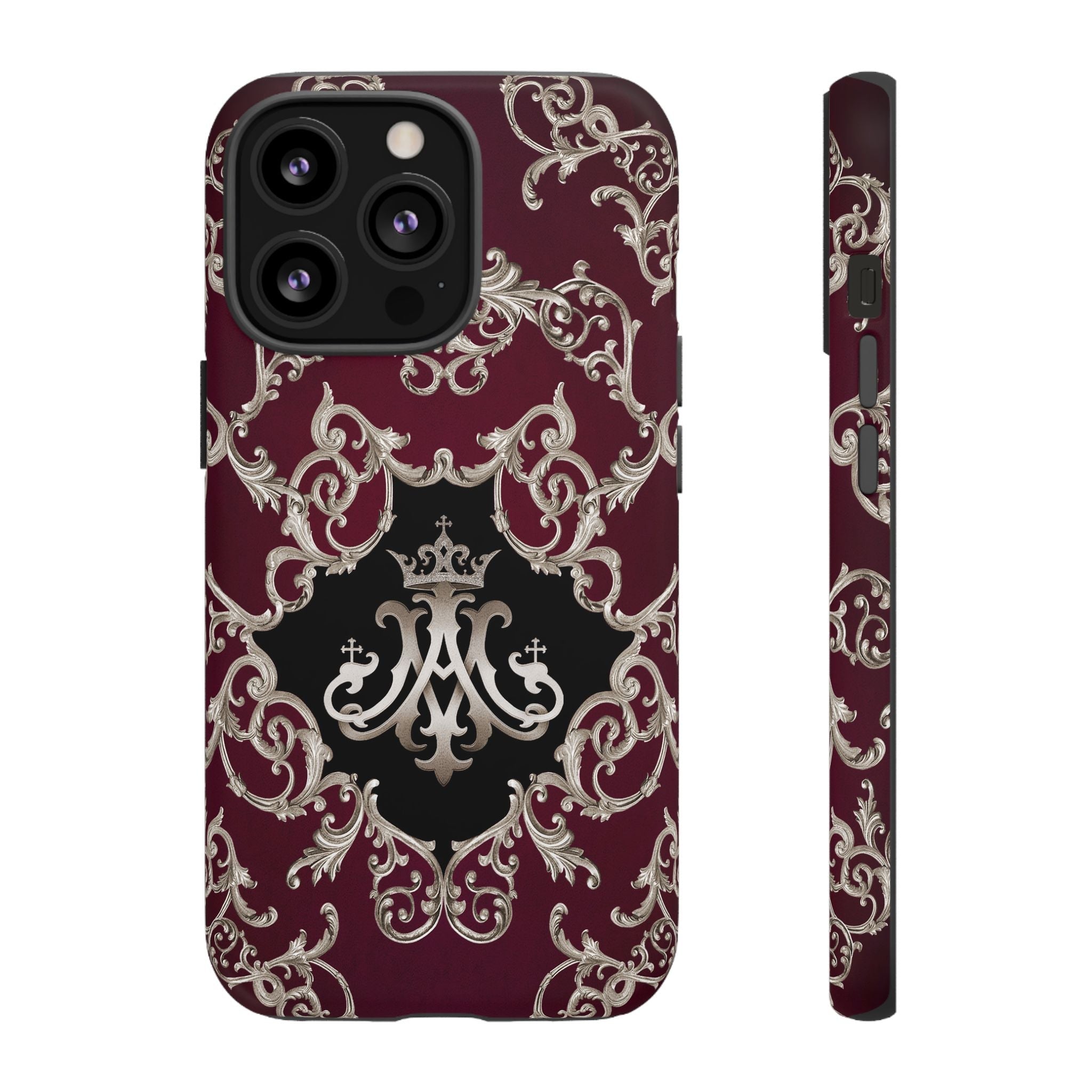 Ave Maria Hard Phone Case (Baroque Mahogany) - Venxara