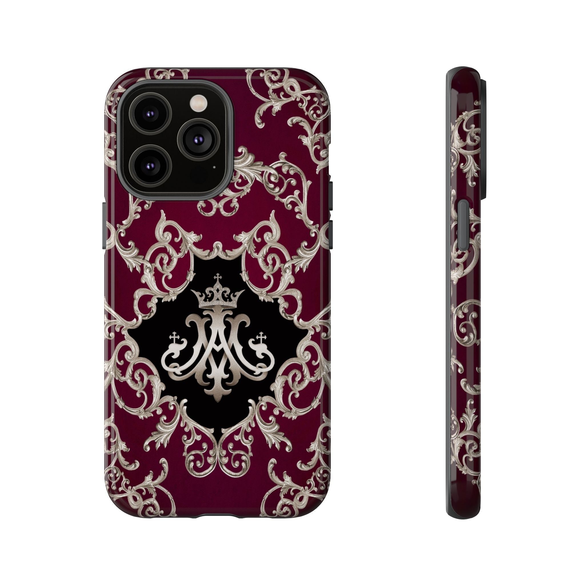 Ave Maria Hard Phone Case (Baroque Mahogany) - Venxara