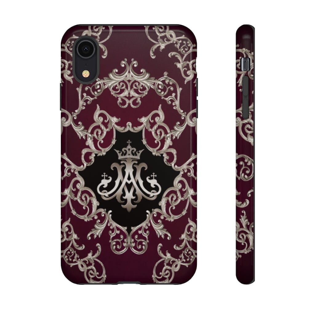 Ave Maria Hard Phone Case (Baroque Mahogany)