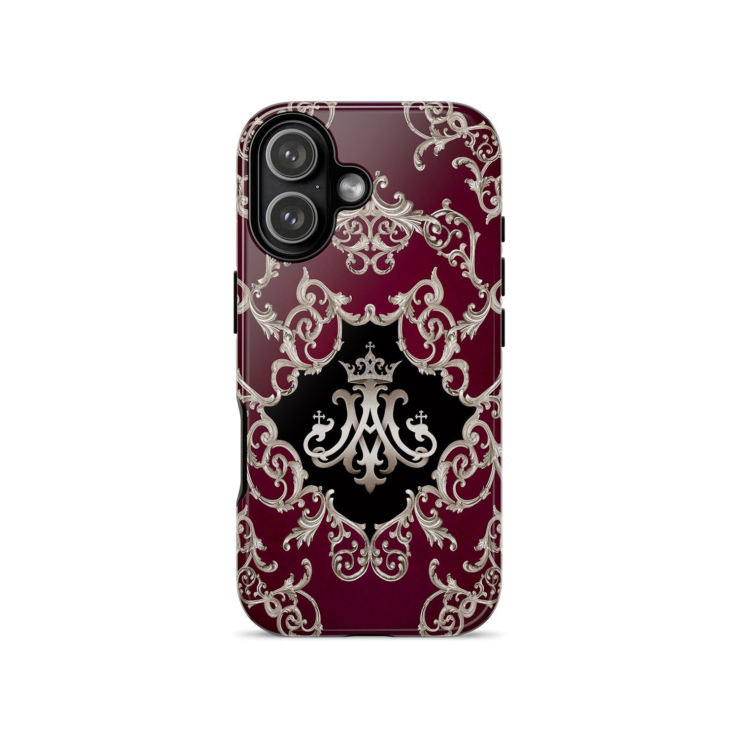 Ave Maria Hard Phone Case (Baroque Mahogany) - VENXARA