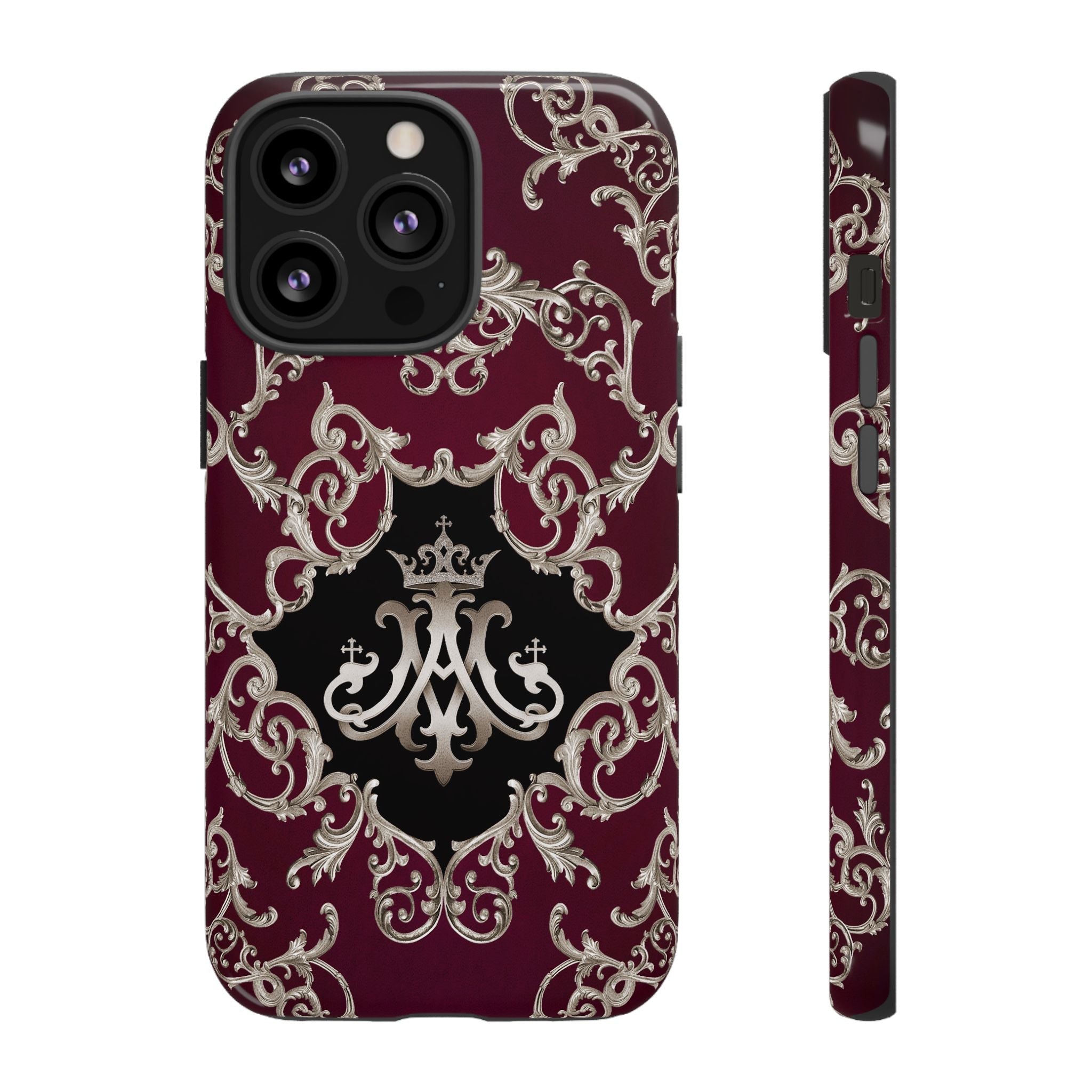 Ave Maria Hard Phone Case (Baroque Mahogany) - Venxara