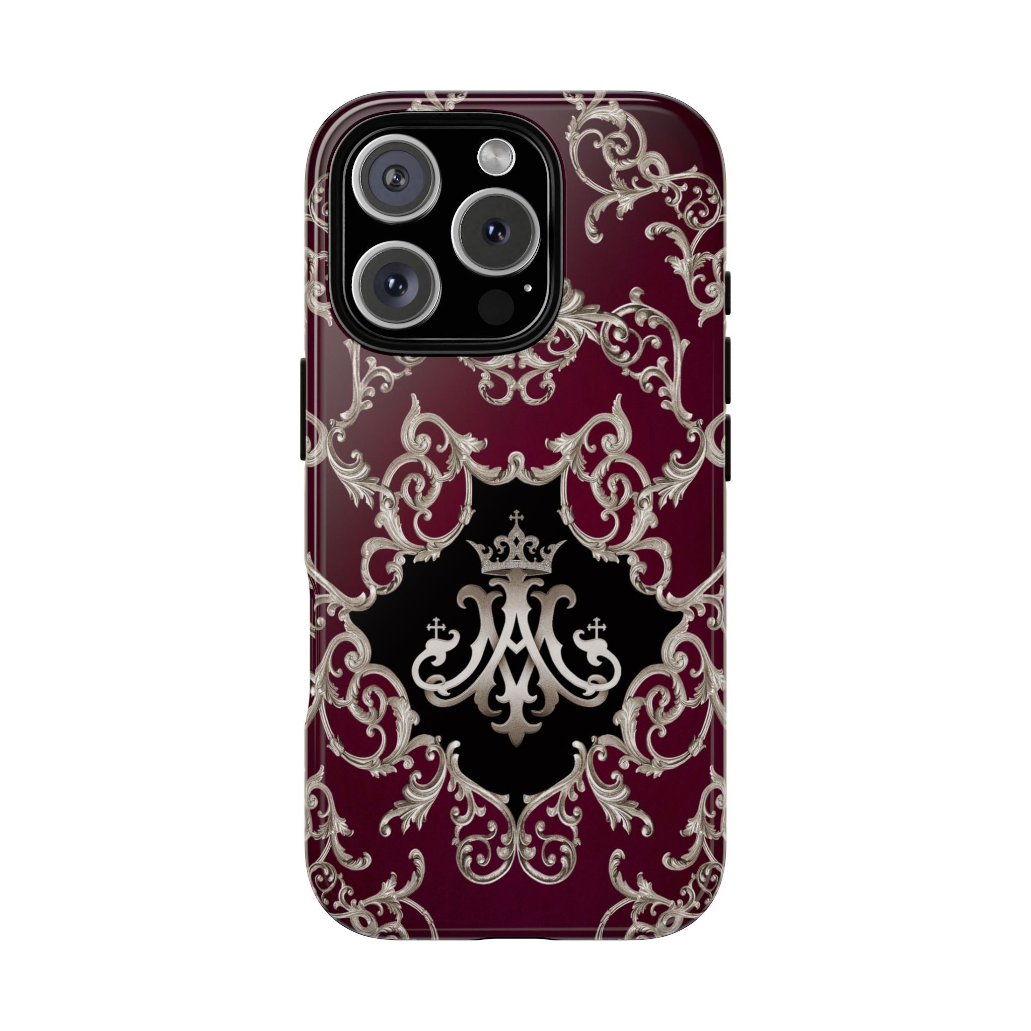 Ave Maria Hard Phone Case (Baroque Mahogany) - Venxara