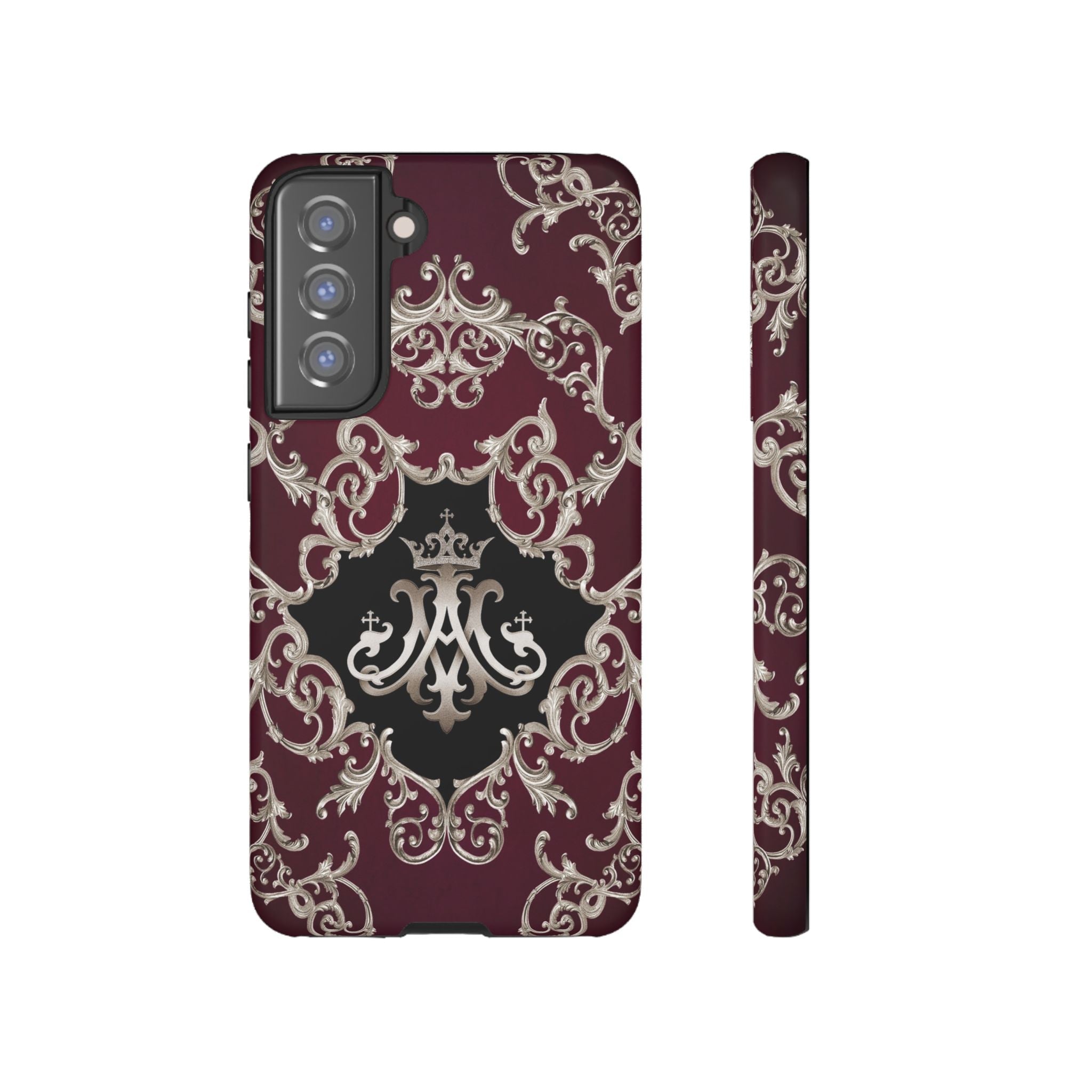 Ave Maria Hard Phone Case (Baroque Mahogany) - Venxara