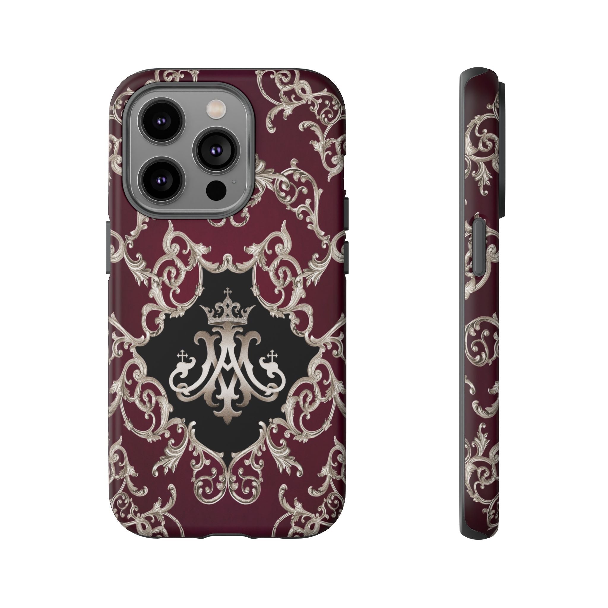 Ave Maria Hard Phone Case (Baroque Mahogany) - Venxara