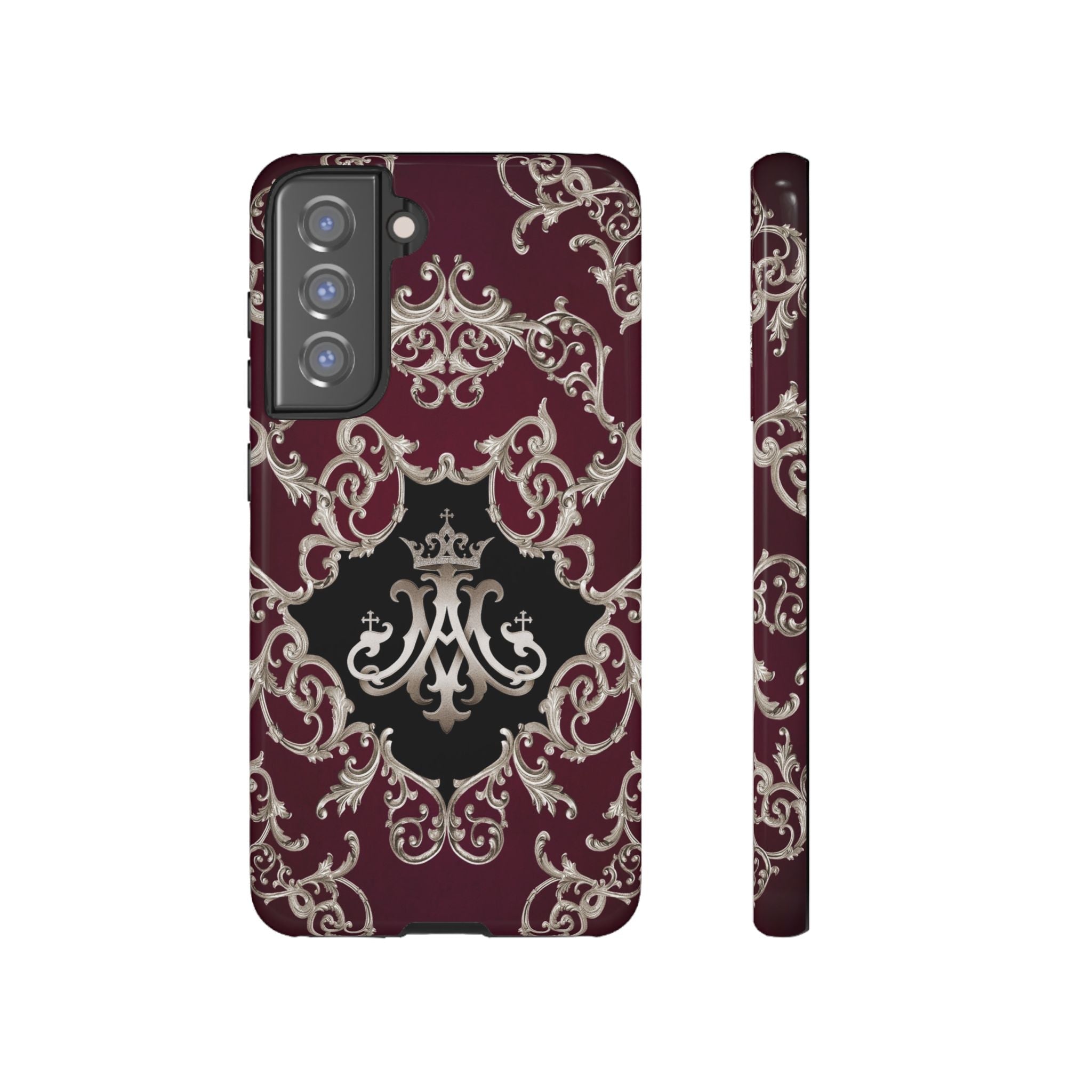 Ave Maria Hard Phone Case (Baroque Mahogany) - Venxara