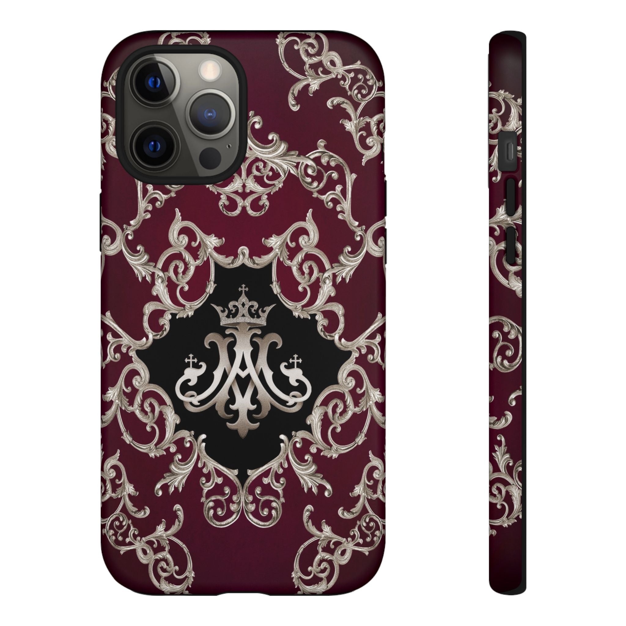 Ave Maria Hard Phone Case (Baroque Mahogany) - Venxara
