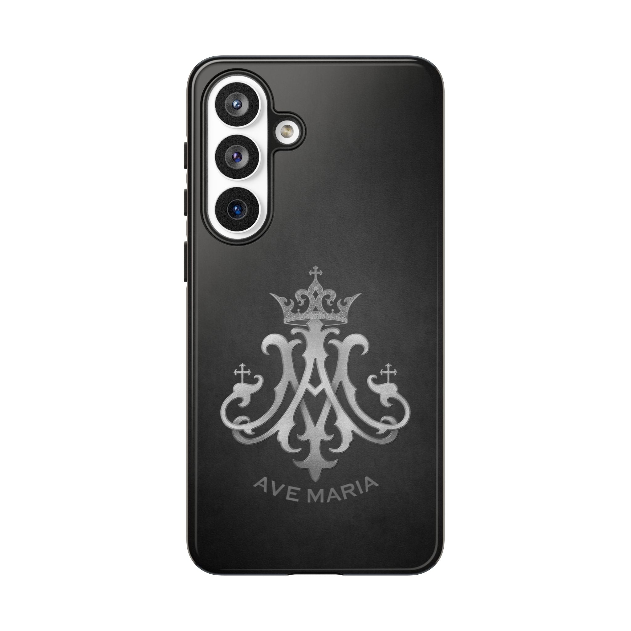 Ave Maria Hard Phone Case (Charcoal) - Venxara