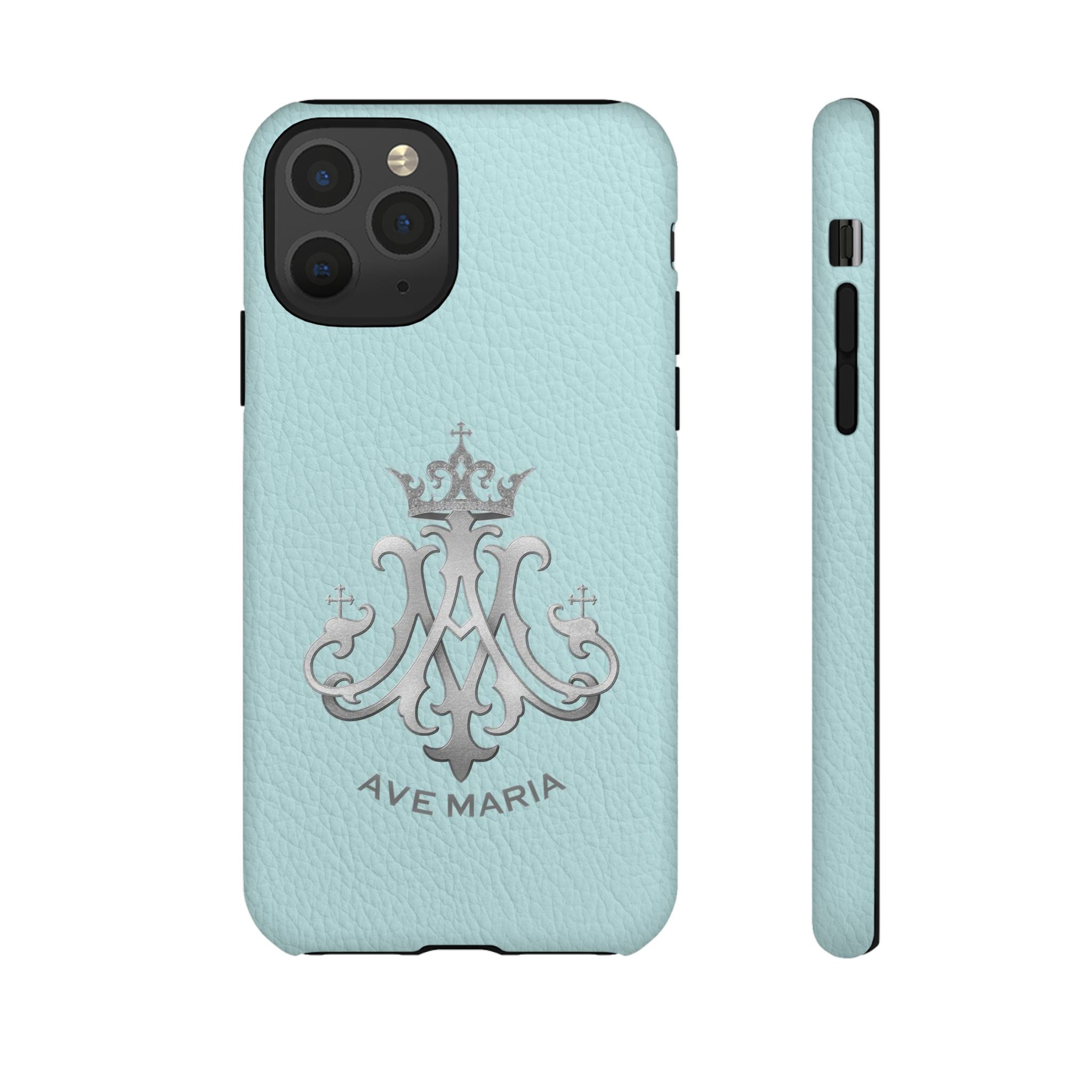 Ave Maria Hard Phone Case (Heavenly Blue) - VENXARA®